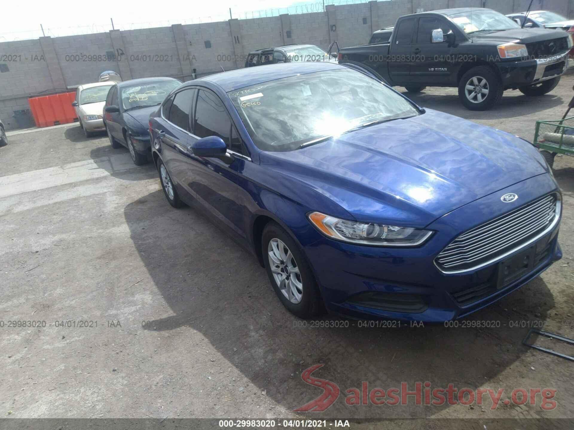 3FA6P0G71GR305290 2016 FORD FUSION