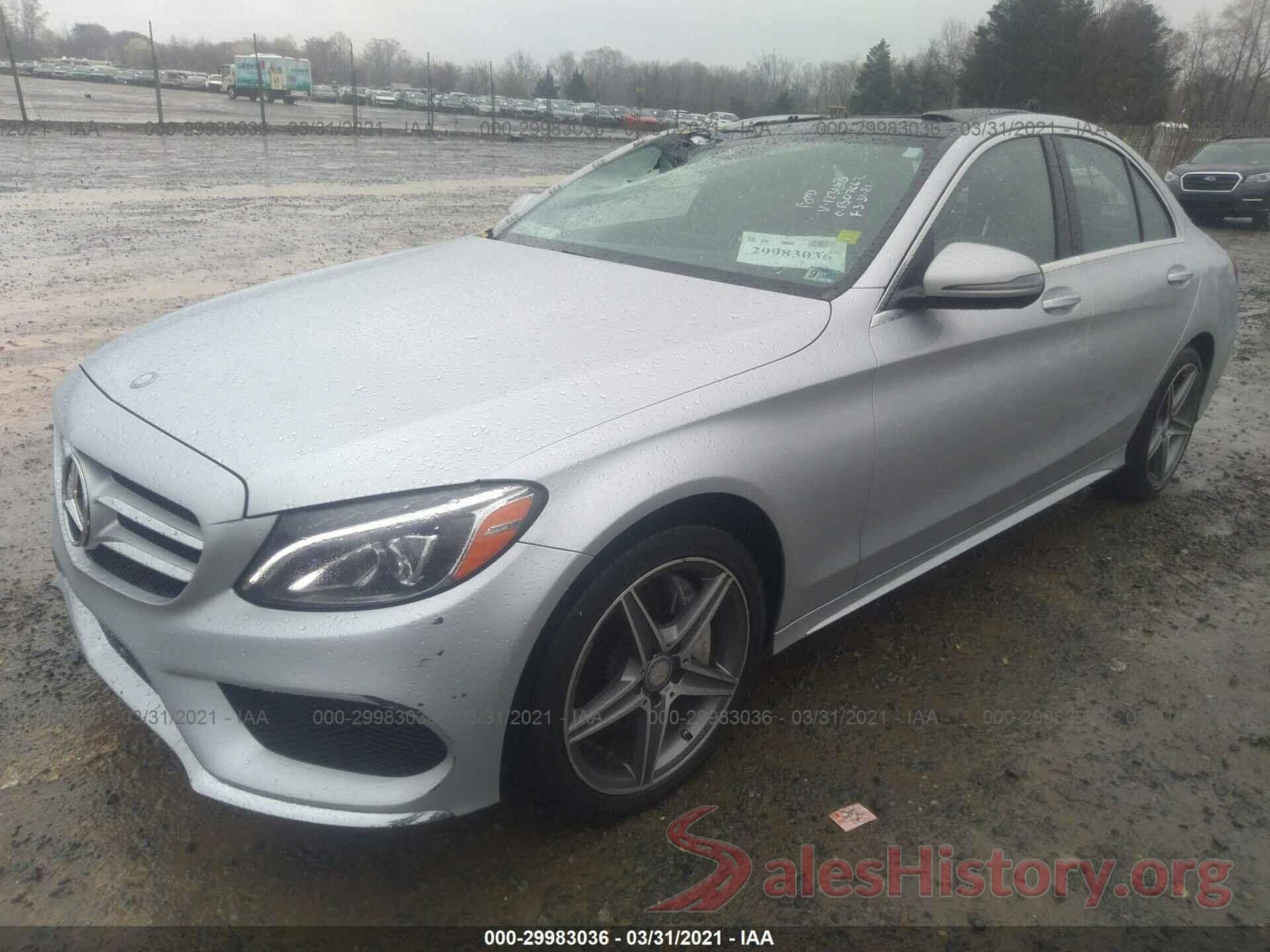 55SWF4KB8GU123103 2016 MERCEDES-BENZ C-CLASS