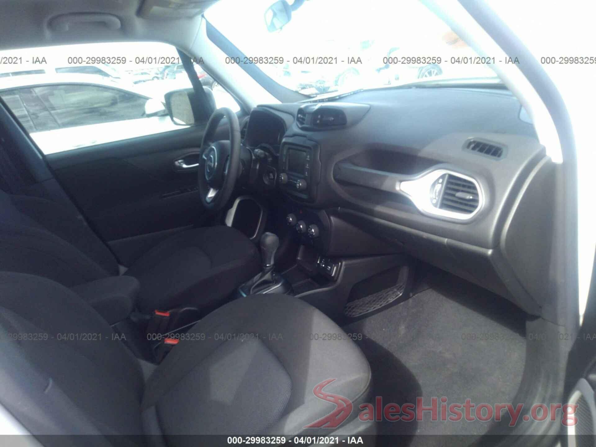 ZACNJAAB1KPK45344 2019 JEEP RENEGADE