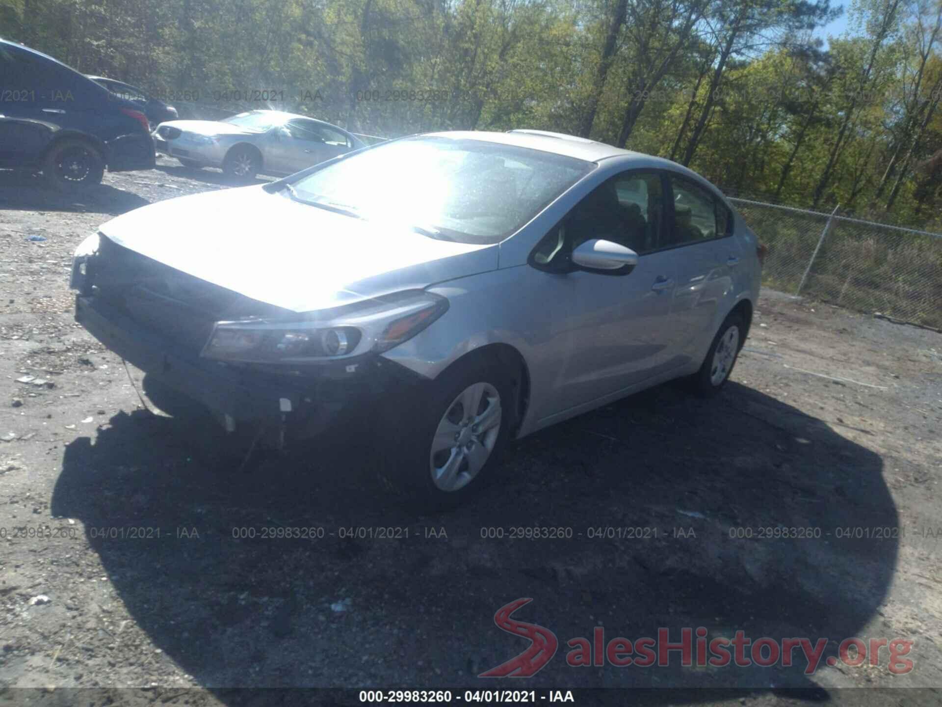 3KPFK4A78HE043737 2017 KIA FORTE