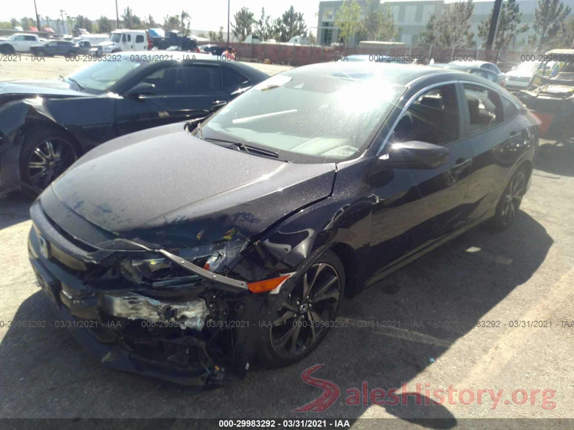 2HGFC2F83KH532207 2019 HONDA CIVIC SEDAN