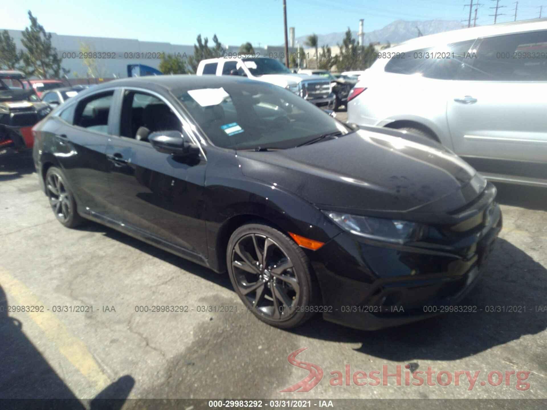 2HGFC2F83KH532207 2019 HONDA CIVIC SEDAN