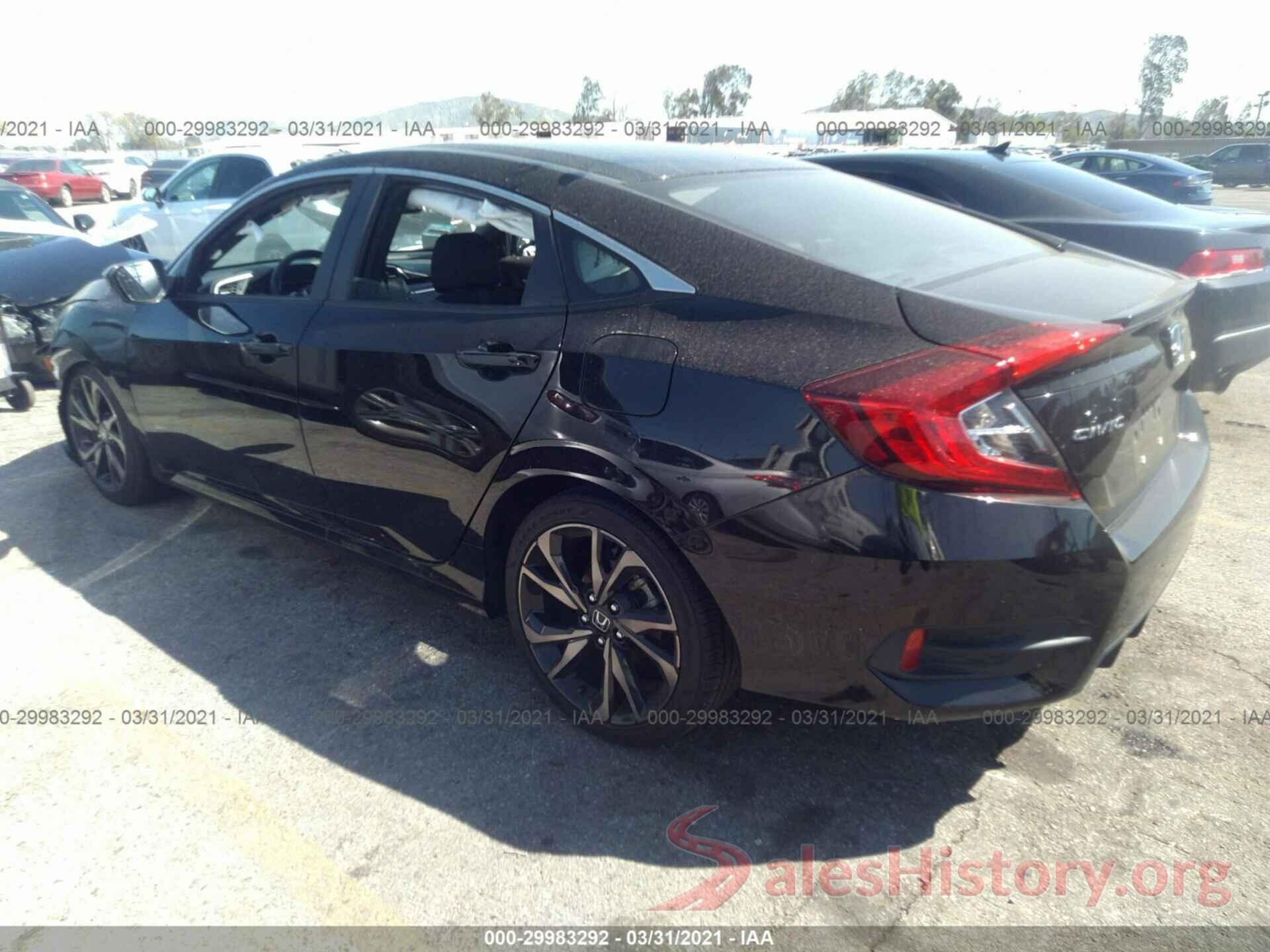 2HGFC2F83KH532207 2019 HONDA CIVIC SEDAN