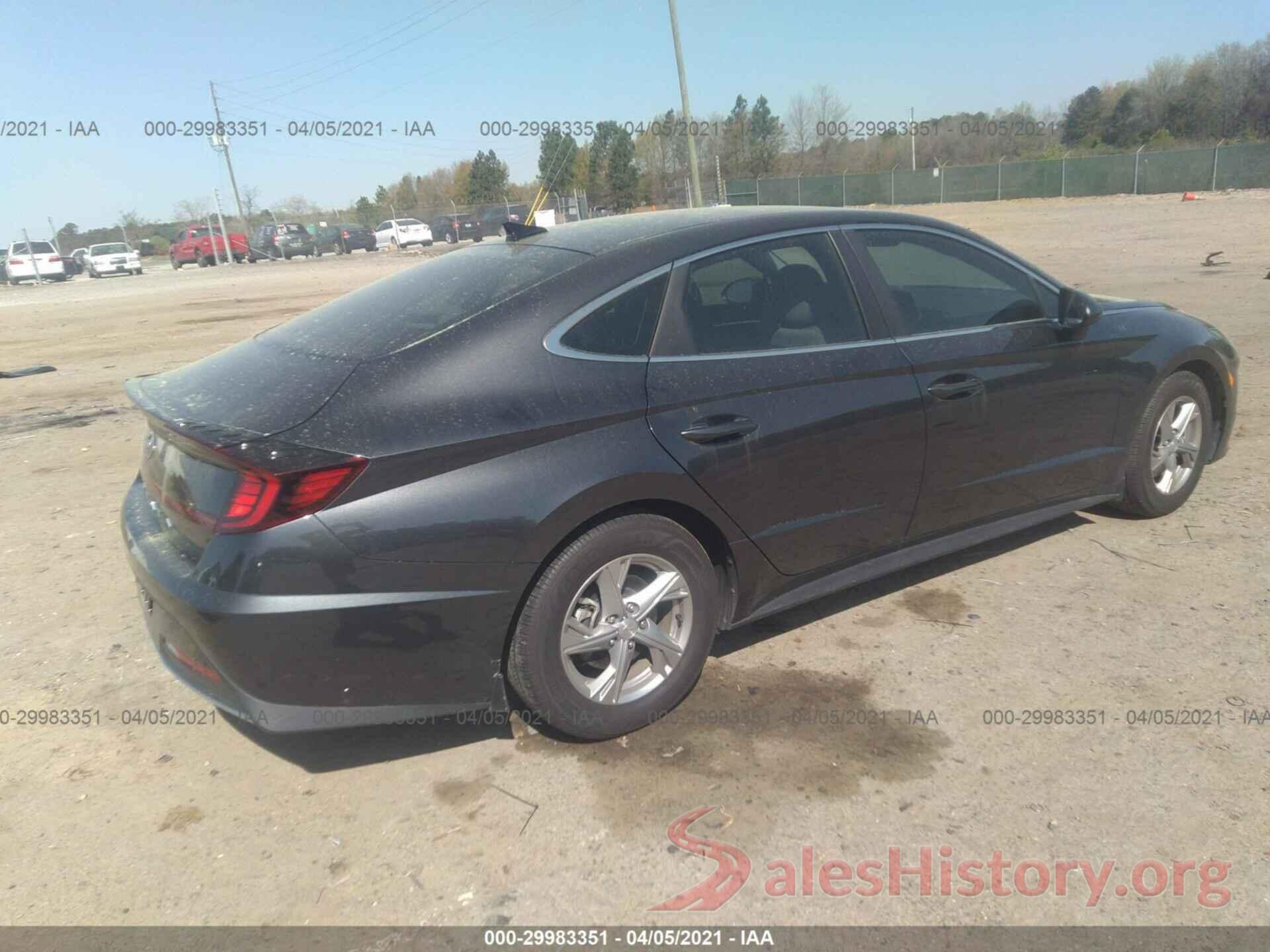 5NPEG4JAXMH075250 2021 HYUNDAI SONATA