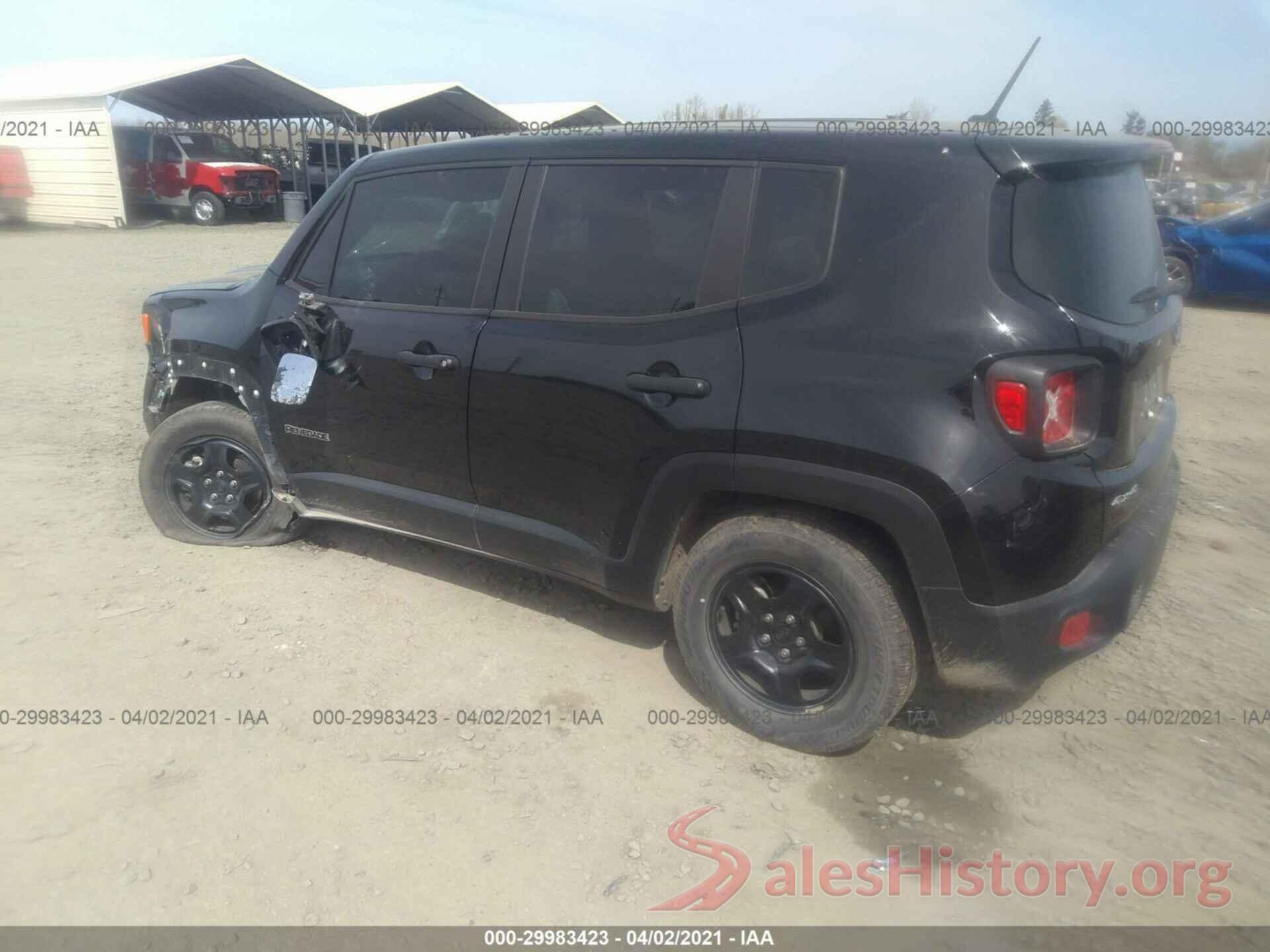 ZACCJBAW4GPC66070 2016 JEEP RENEGADE