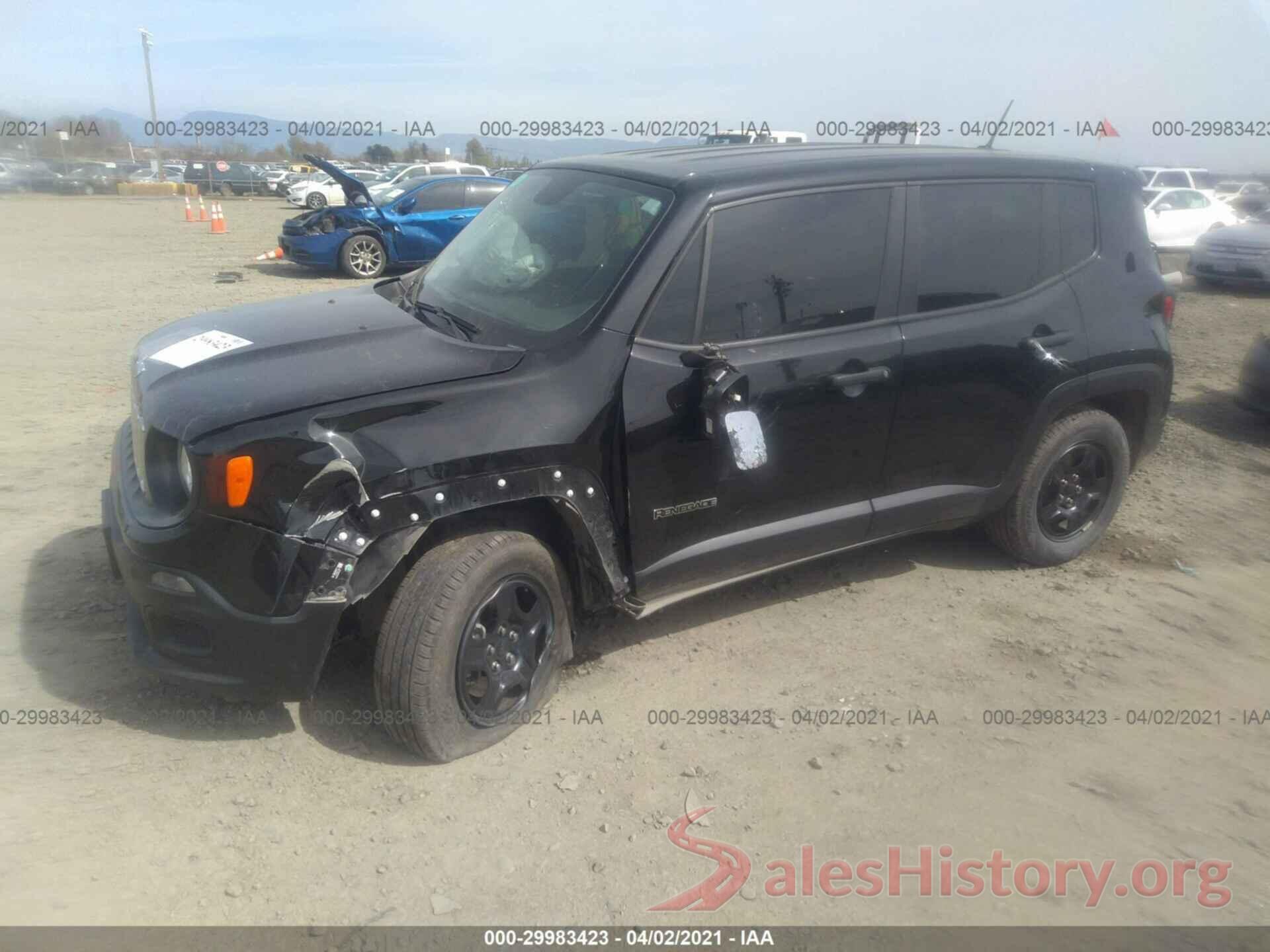 ZACCJBAW4GPC66070 2016 JEEP RENEGADE