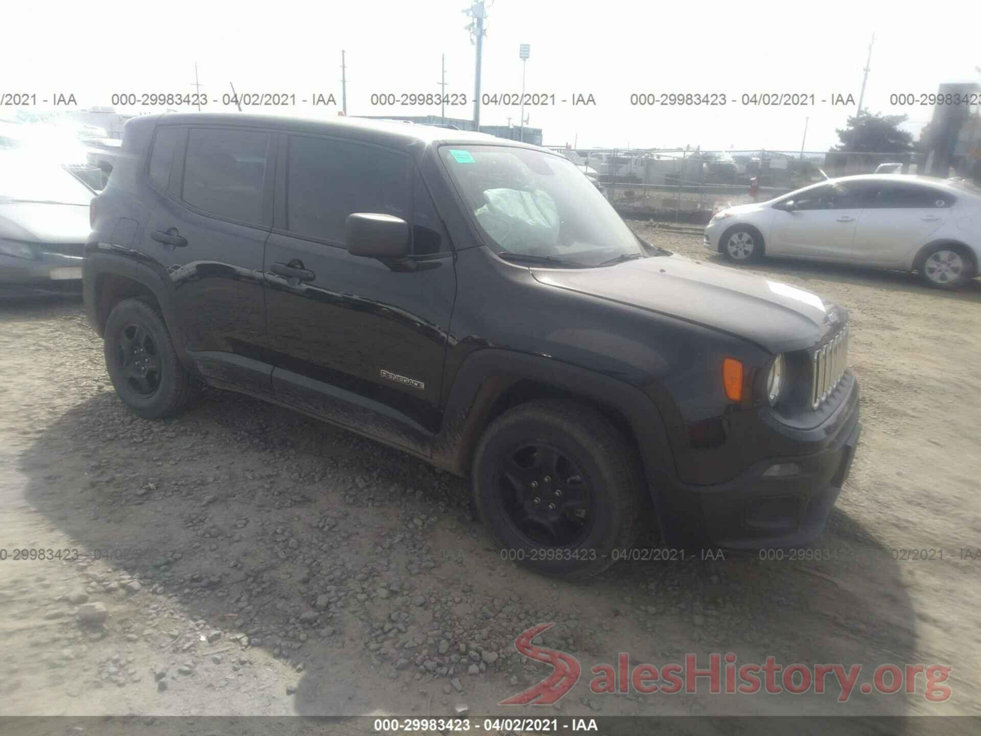 ZACCJBAW4GPC66070 2016 JEEP RENEGADE