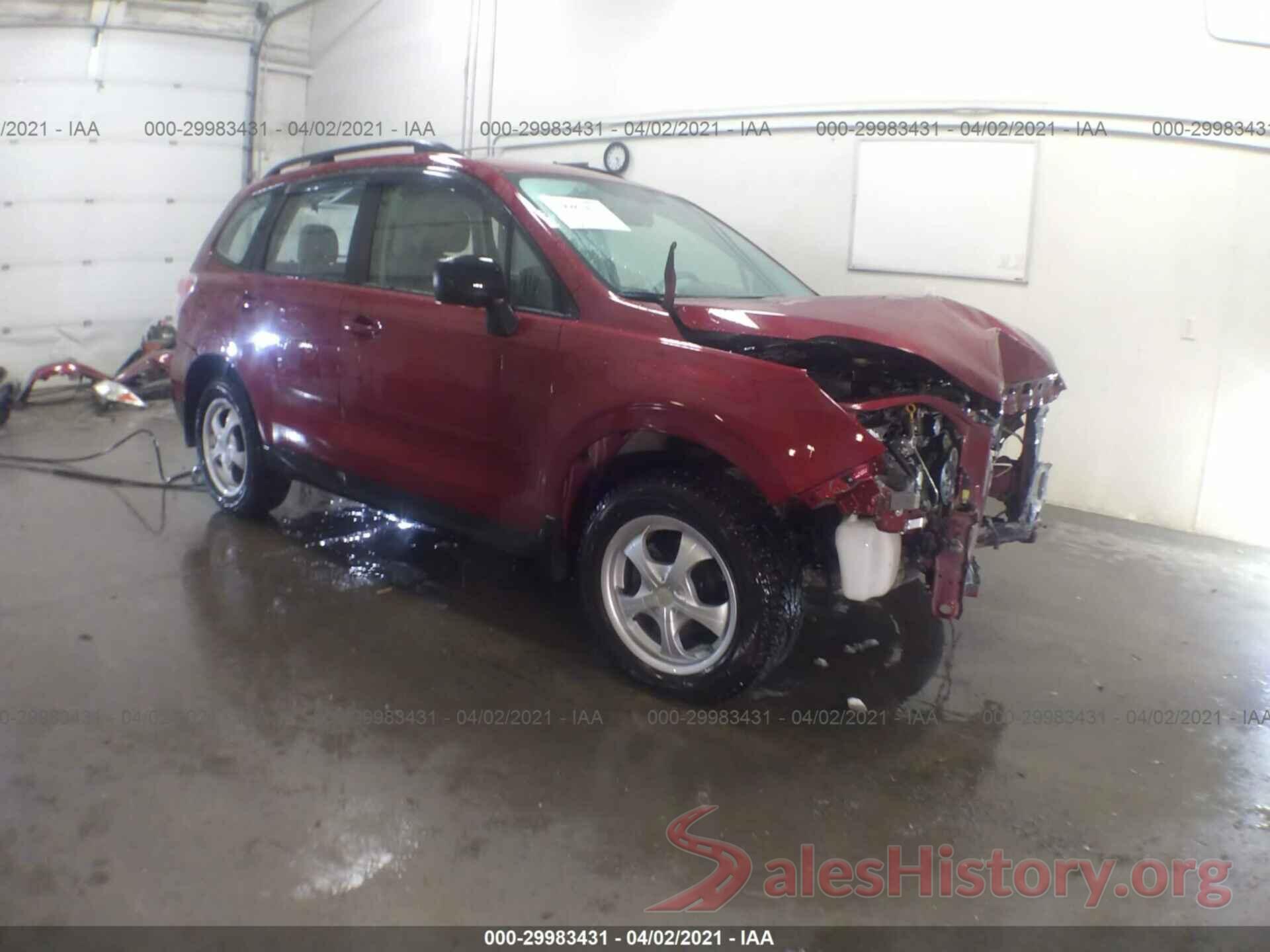 JF2SJABCXGH442185 2016 SUBARU FORESTER