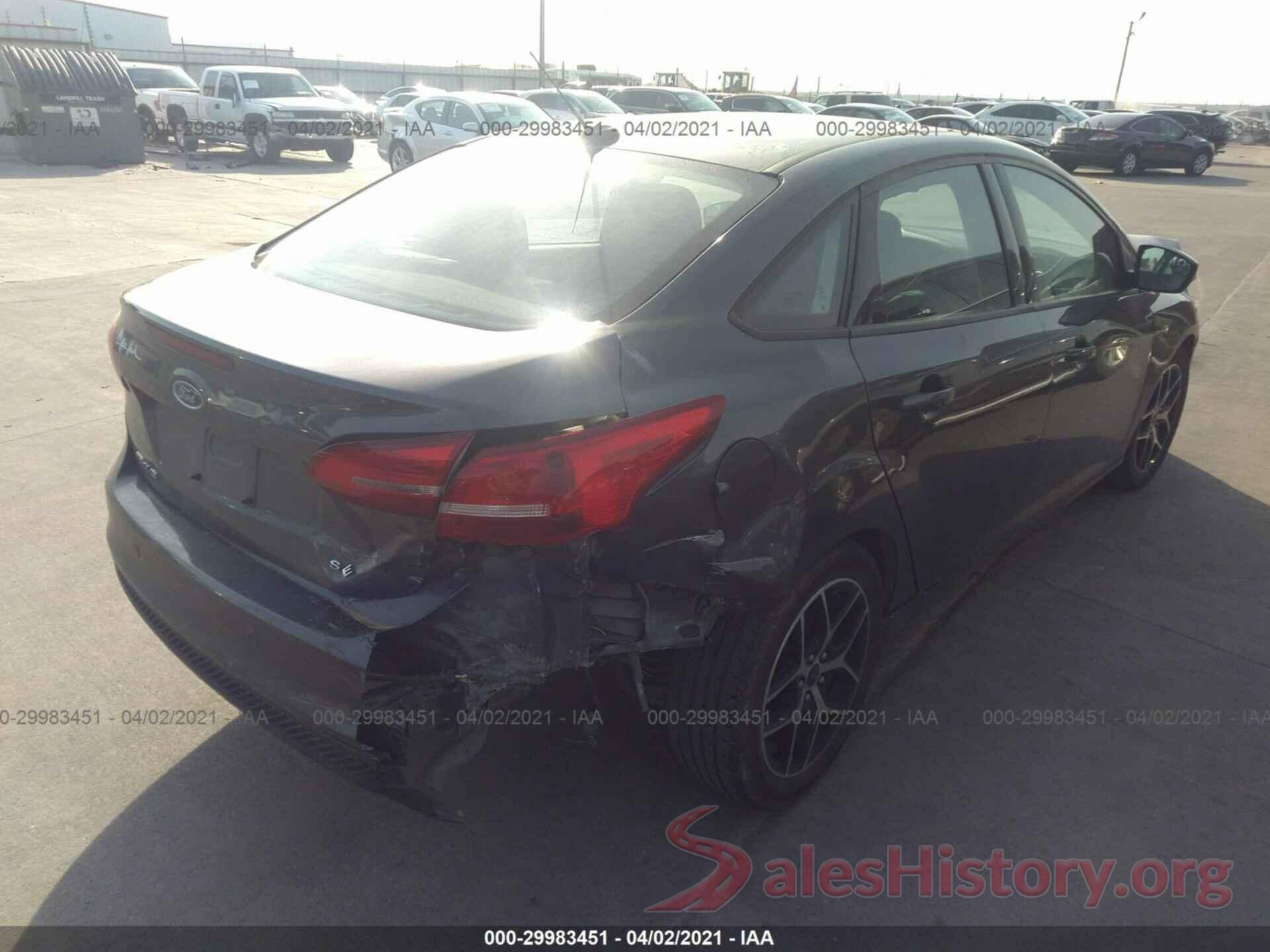 1FADP3H2XHL210173 2017 FORD FOCUS