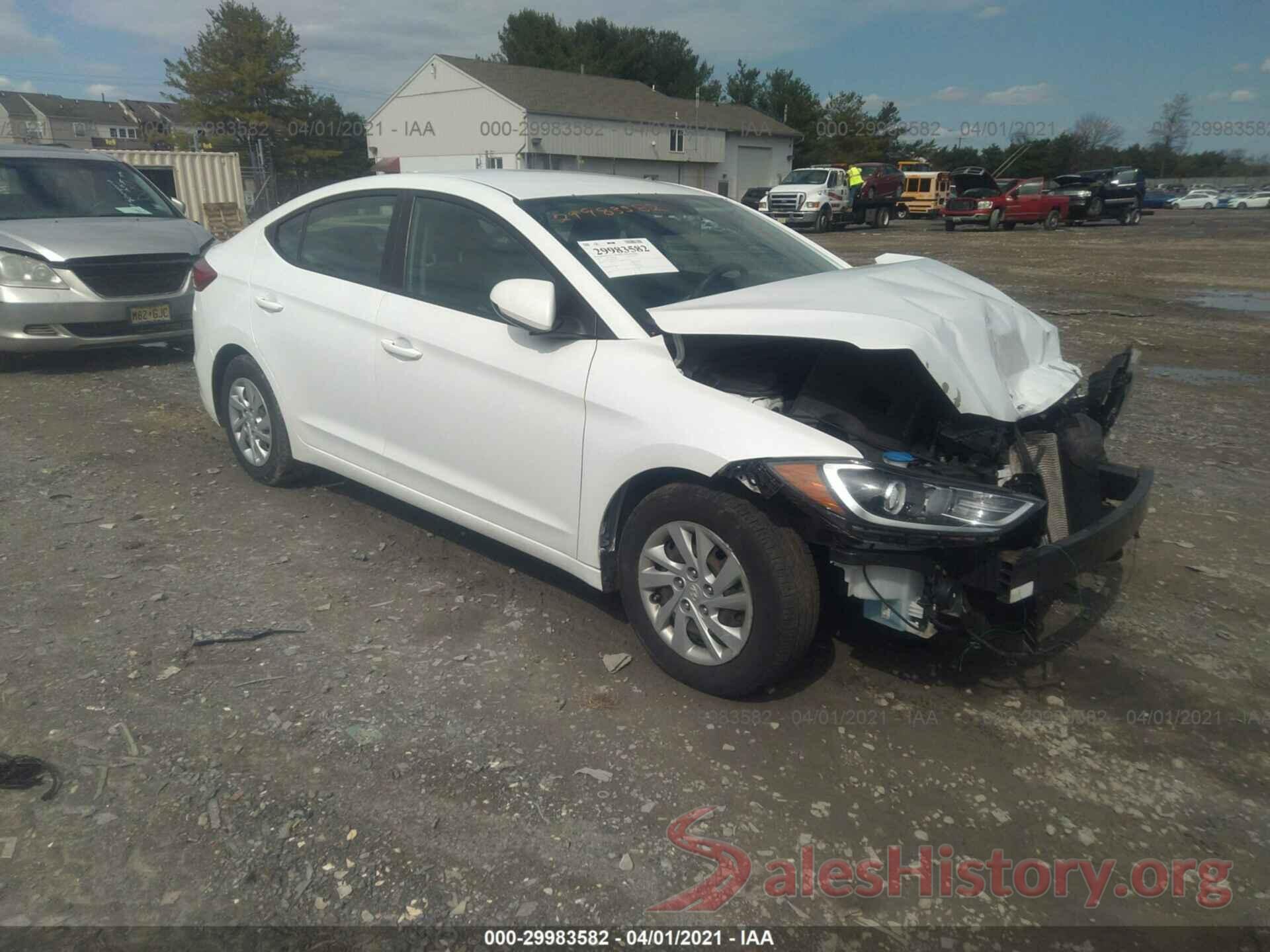 5NPD74LF7HH078309 2017 HYUNDAI ELANTRA