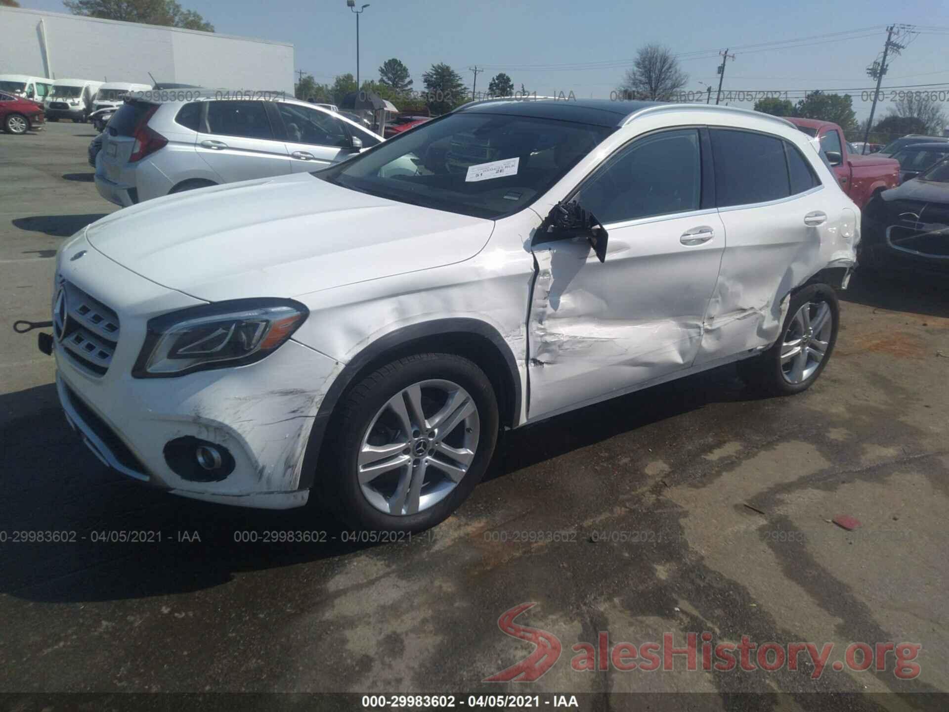 WDCTG4GB0LU025186 2020 MERCEDES-BENZ GLA