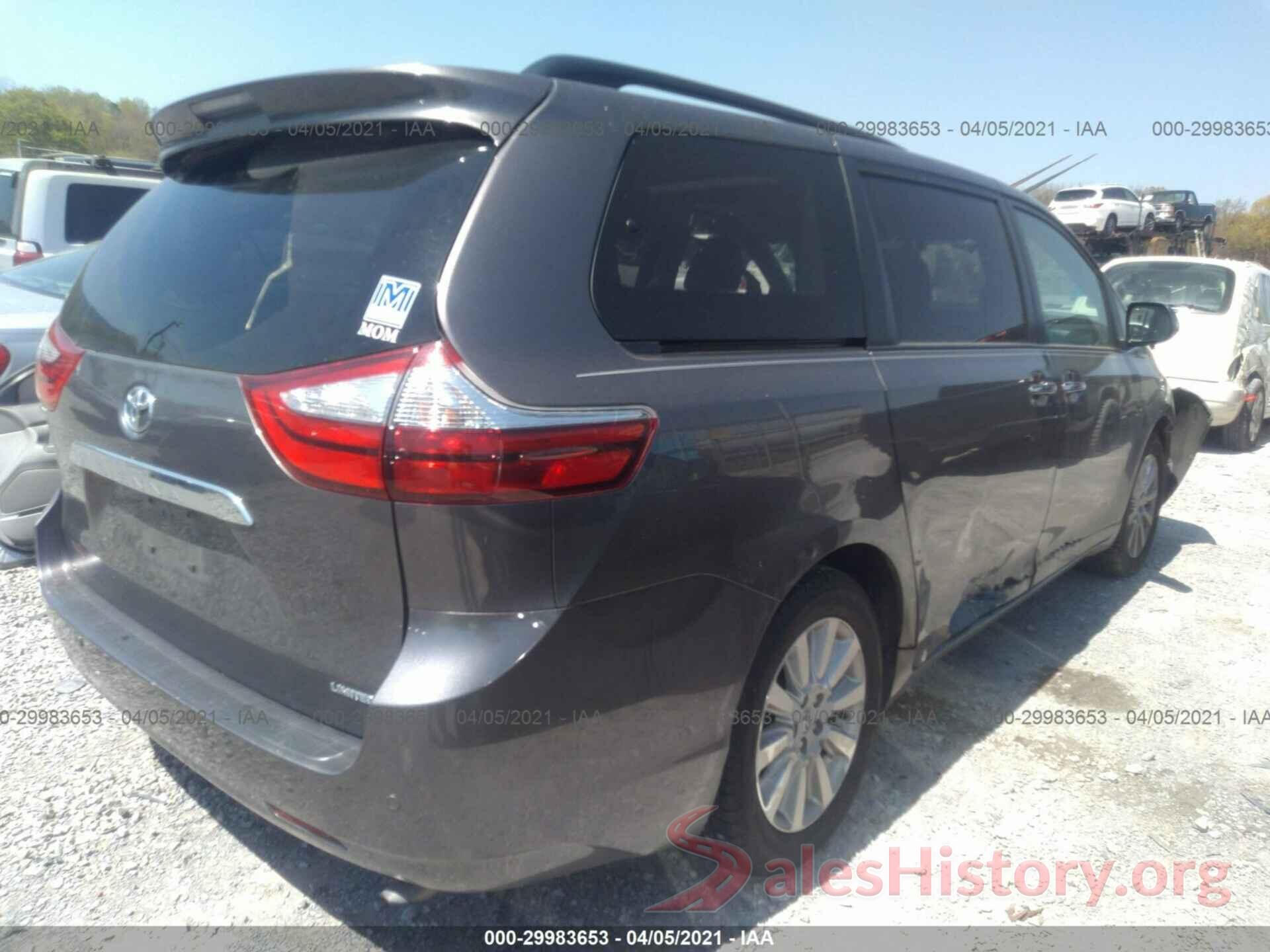 5TDYK3DC2GS742815 2016 TOYOTA SIENNA