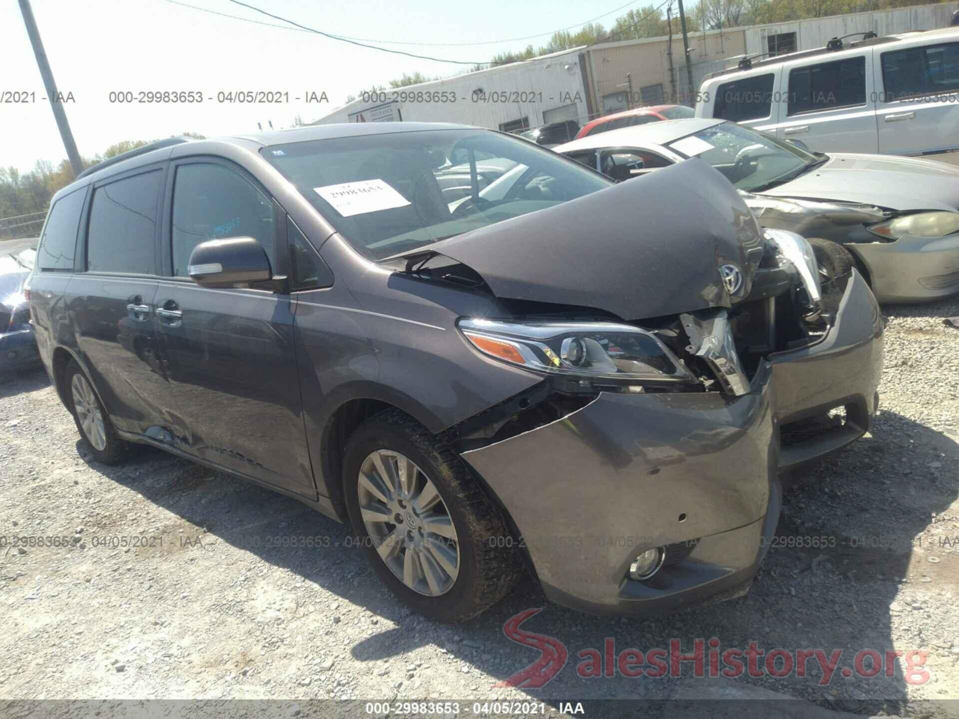 5TDYK3DC2GS742815 2016 TOYOTA SIENNA