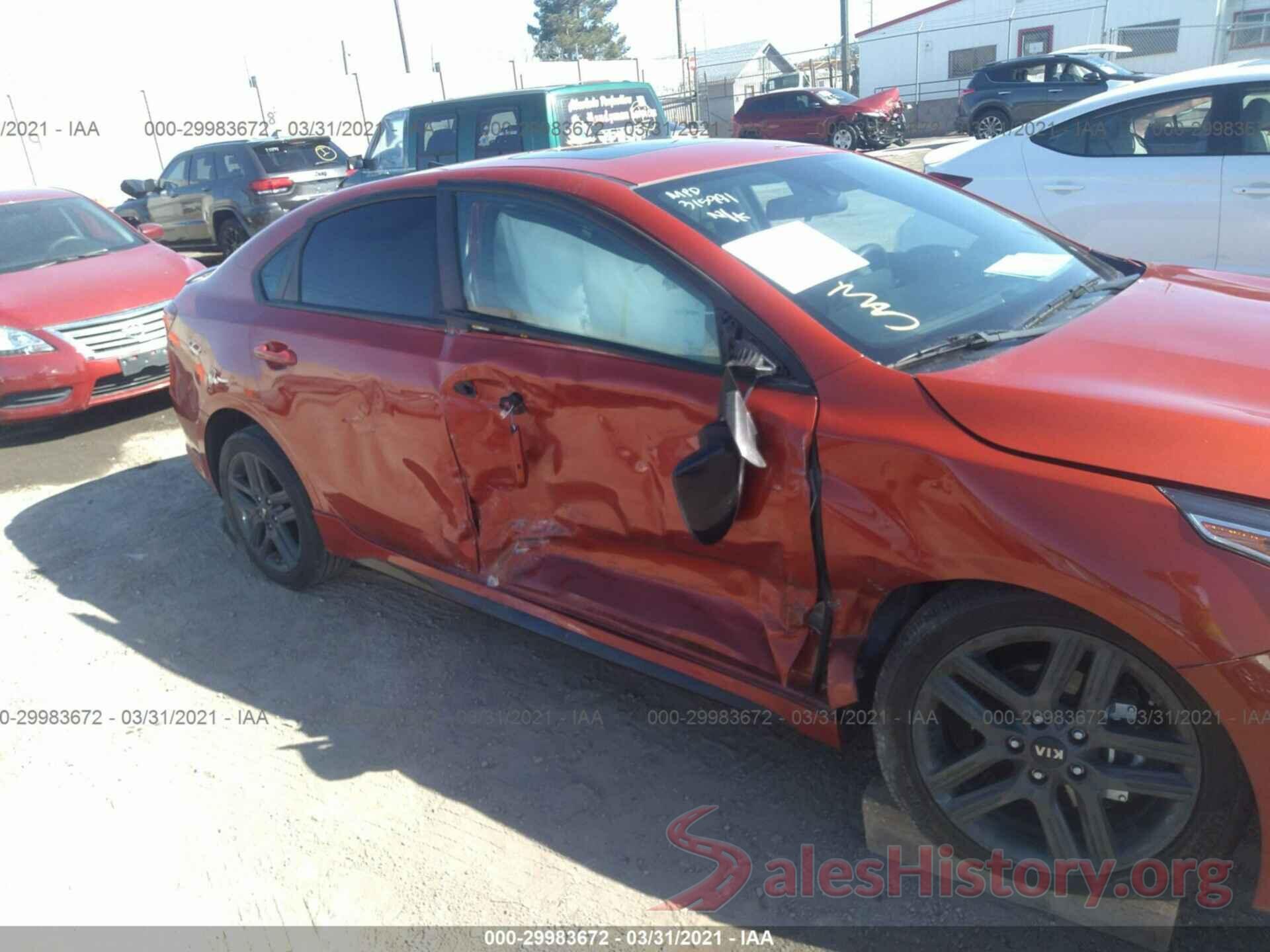 3KPF34AD5LE139644 2020 KIA FORTE