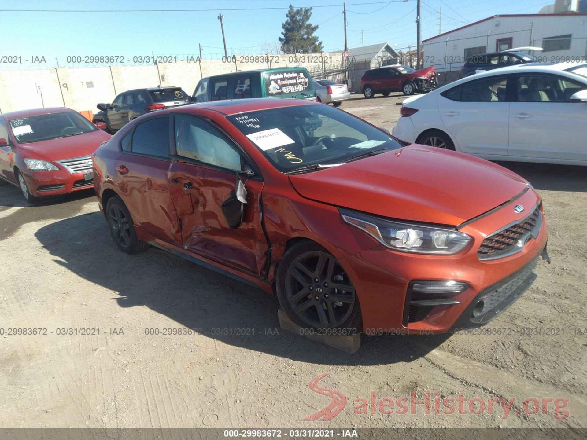 3KPF34AD5LE139644 2020 KIA FORTE