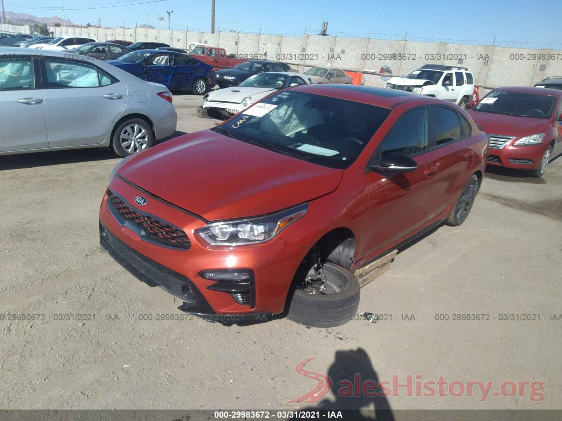 3KPF34AD5LE139644 2020 KIA FORTE