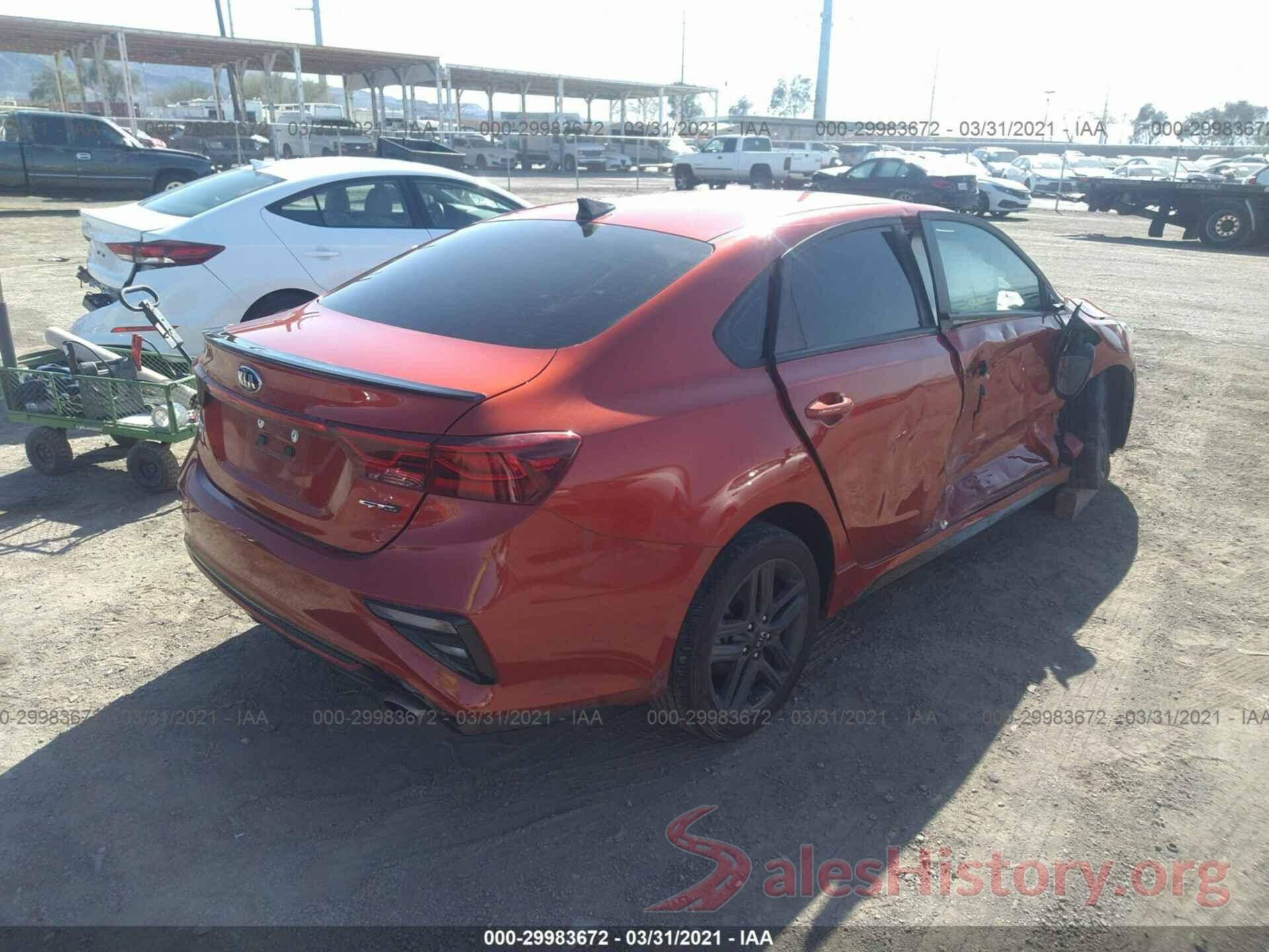 3KPF34AD5LE139644 2020 KIA FORTE