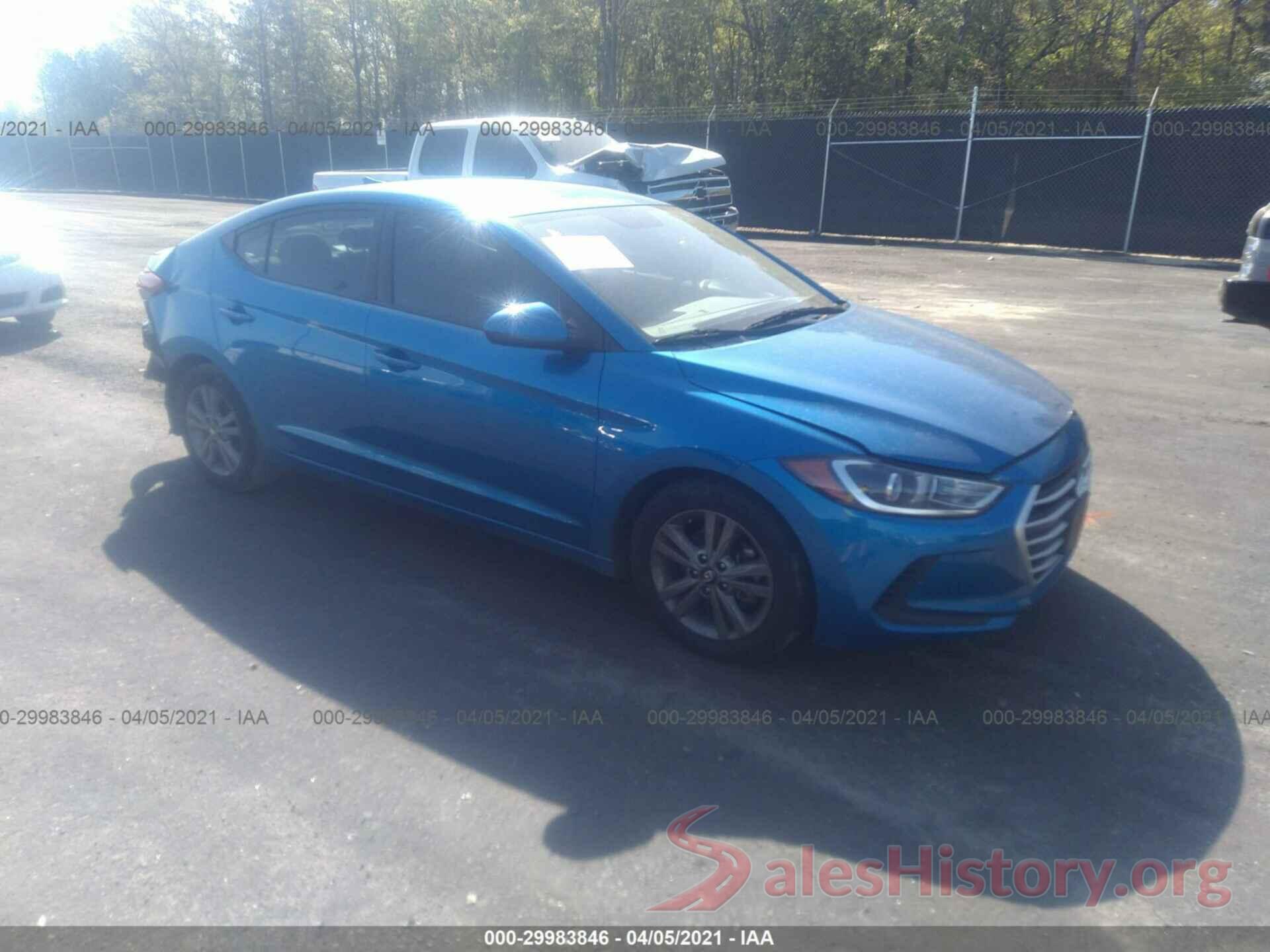 5NPD84LFXJH313238 2018 HYUNDAI ELANTRA