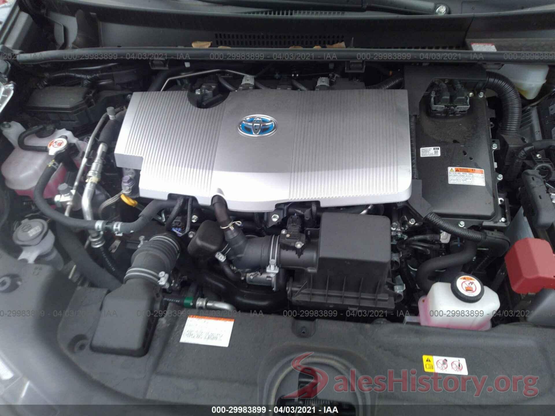 JTDL9RFU4L3022264 2020 TOYOTA PRIUS