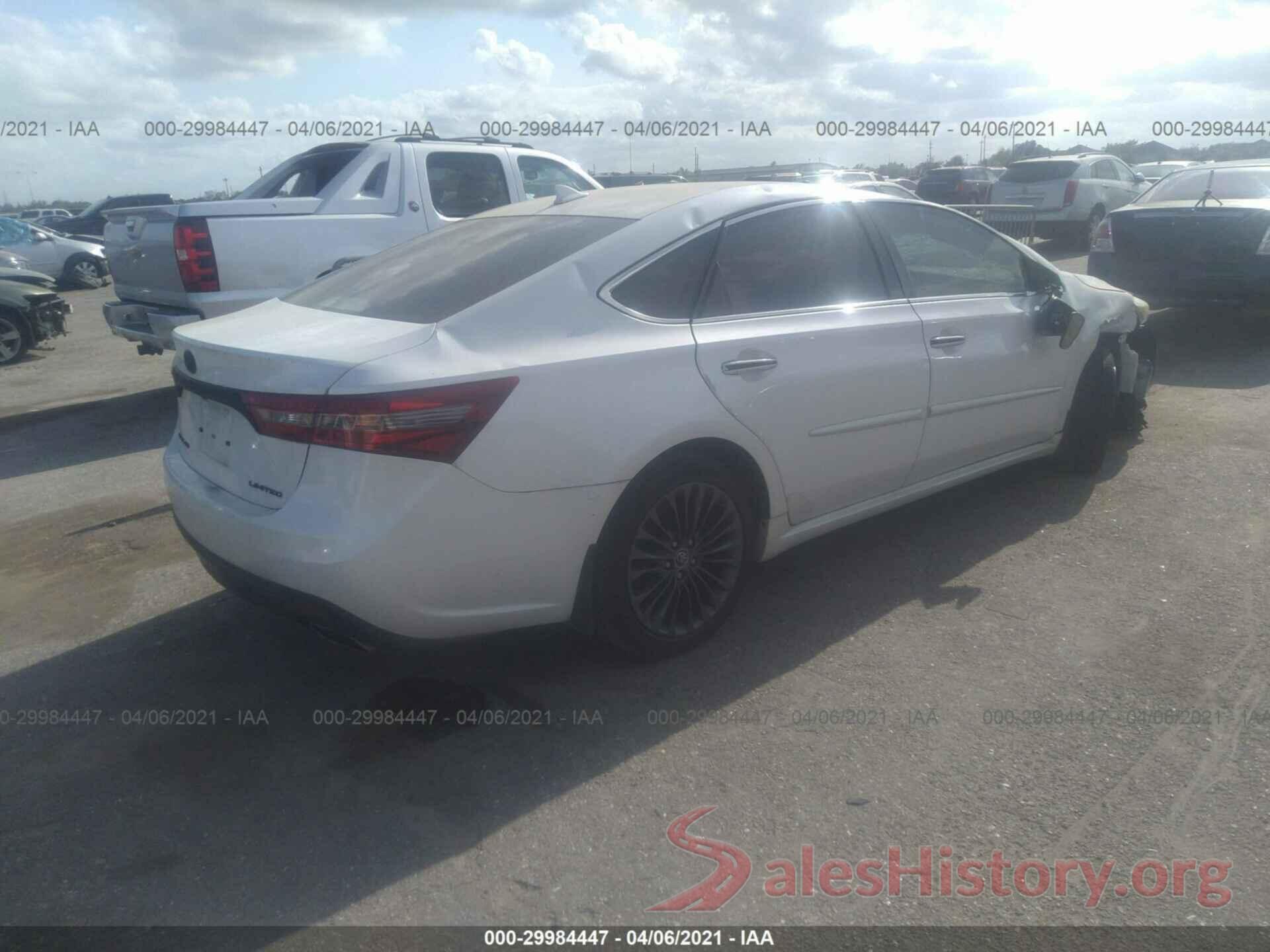 4T1BK1EB8GU206054 2016 TOYOTA AVALON