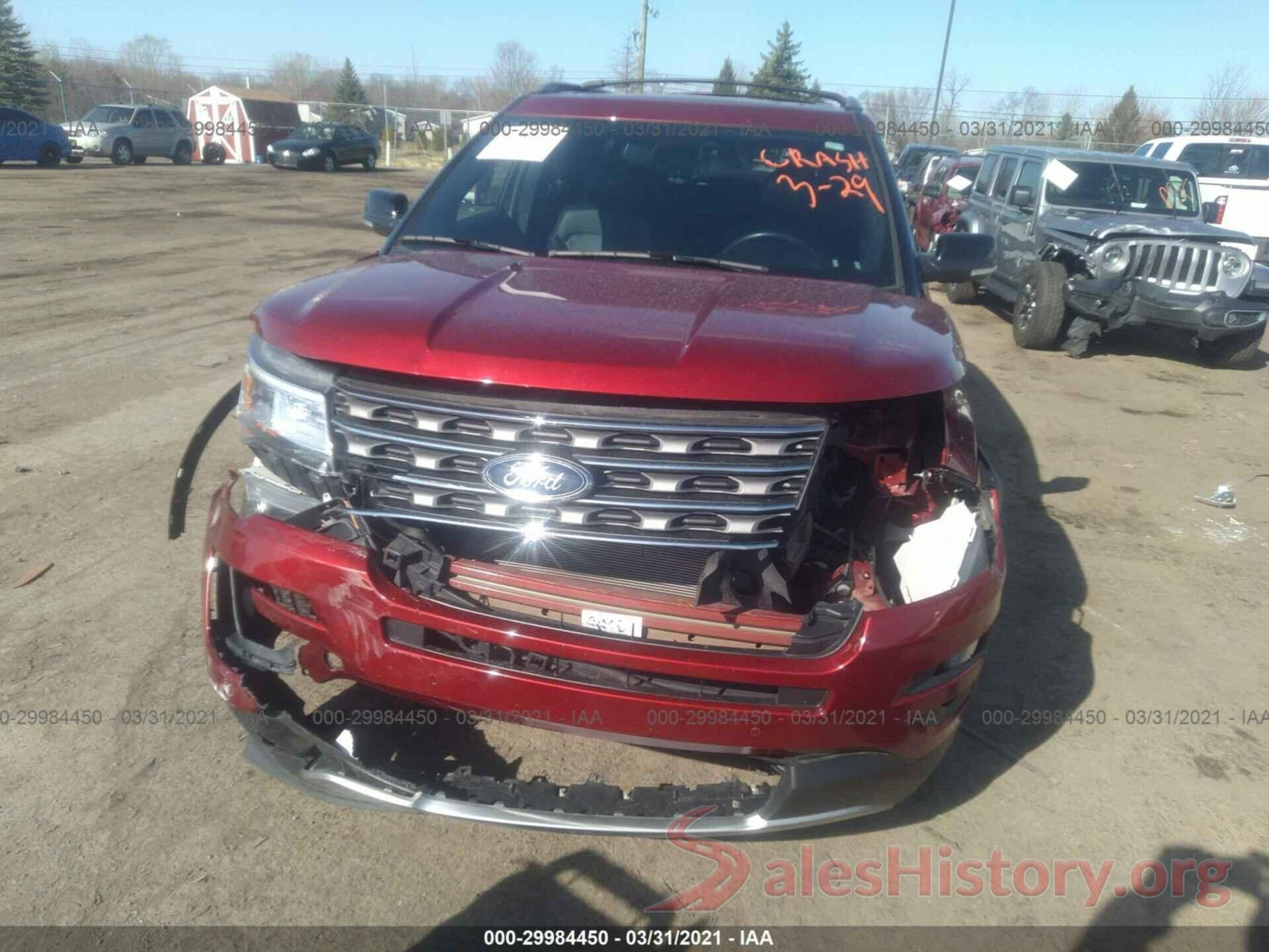 1FM5K8D8XHGD98105 2017 FORD EXPLORER