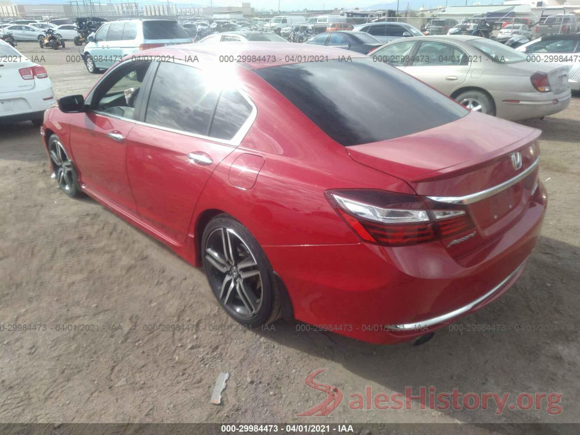 1HGCR2F5XGA219121 2016 HONDA ACCORD SEDAN