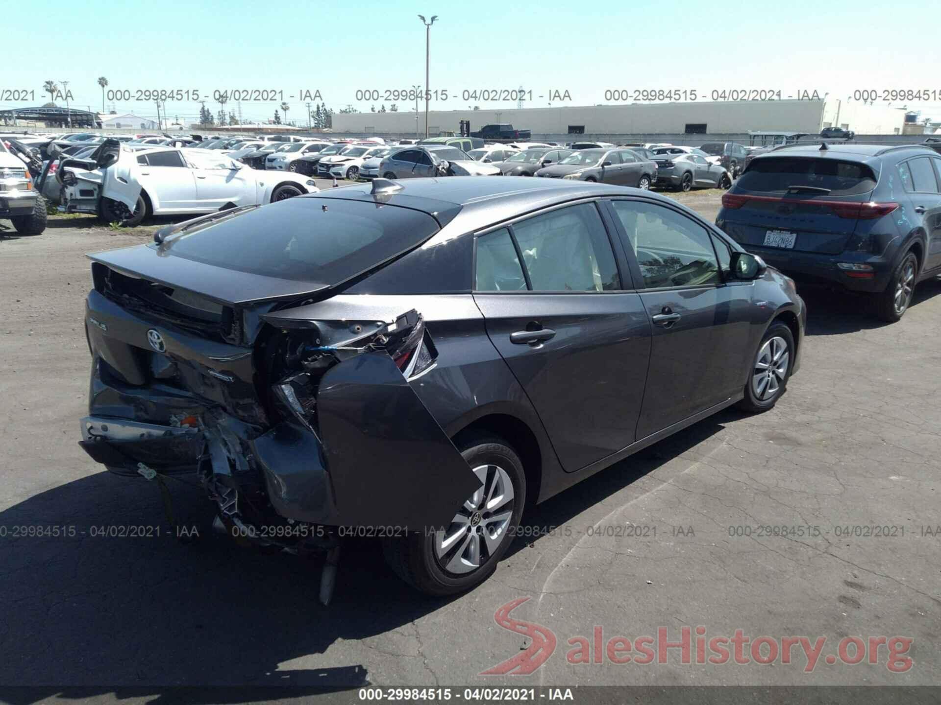 JTDKARFU0J3055715 2018 TOYOTA PRIUS