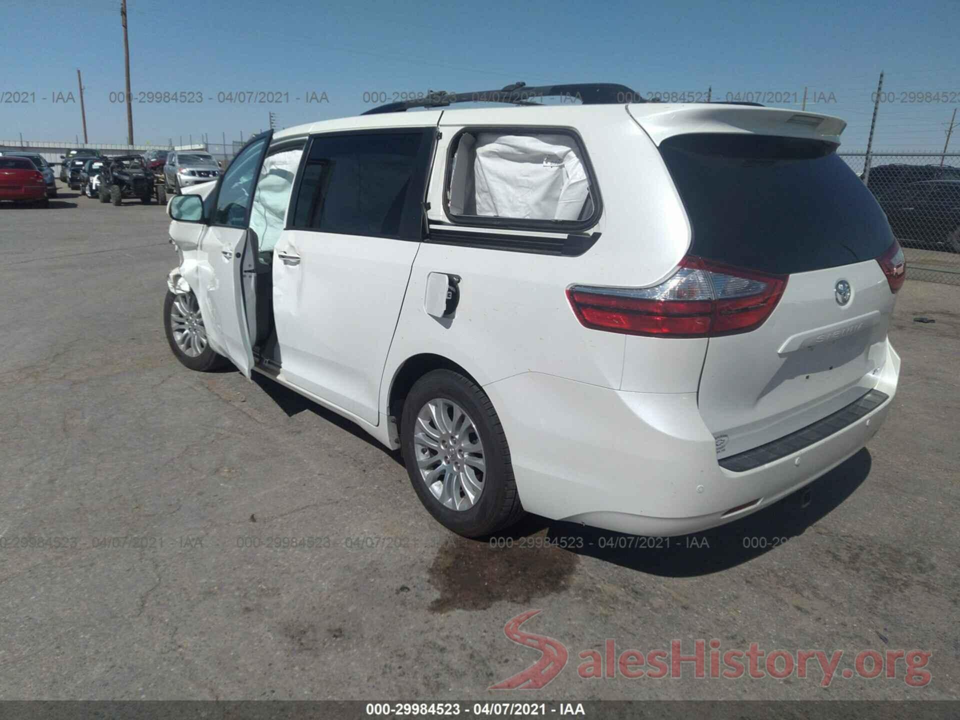 5TDYZ3DC8HS851762 2017 TOYOTA SIENNA