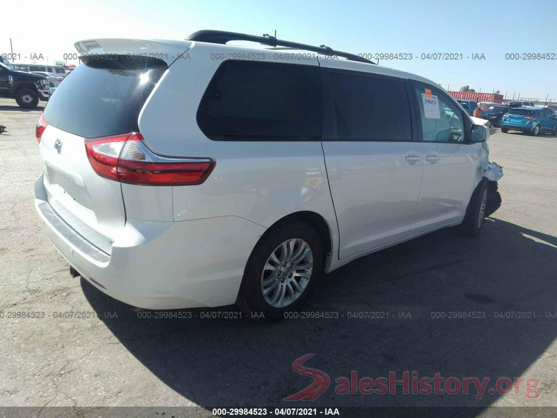 5TDYZ3DC8HS851762 2017 TOYOTA SIENNA