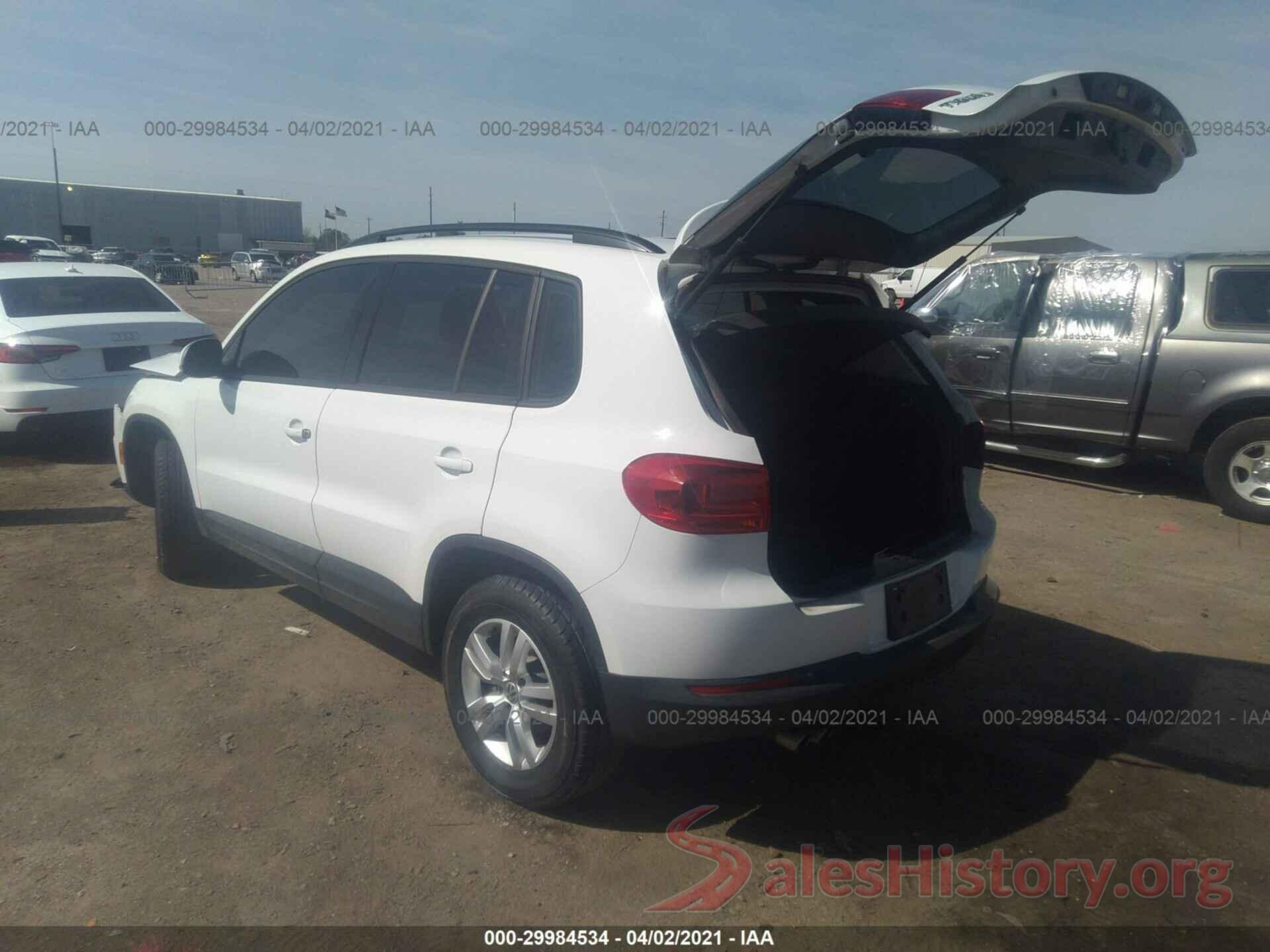 WVGAV7AX0HK017435 2017 VOLKSWAGEN TIGUAN