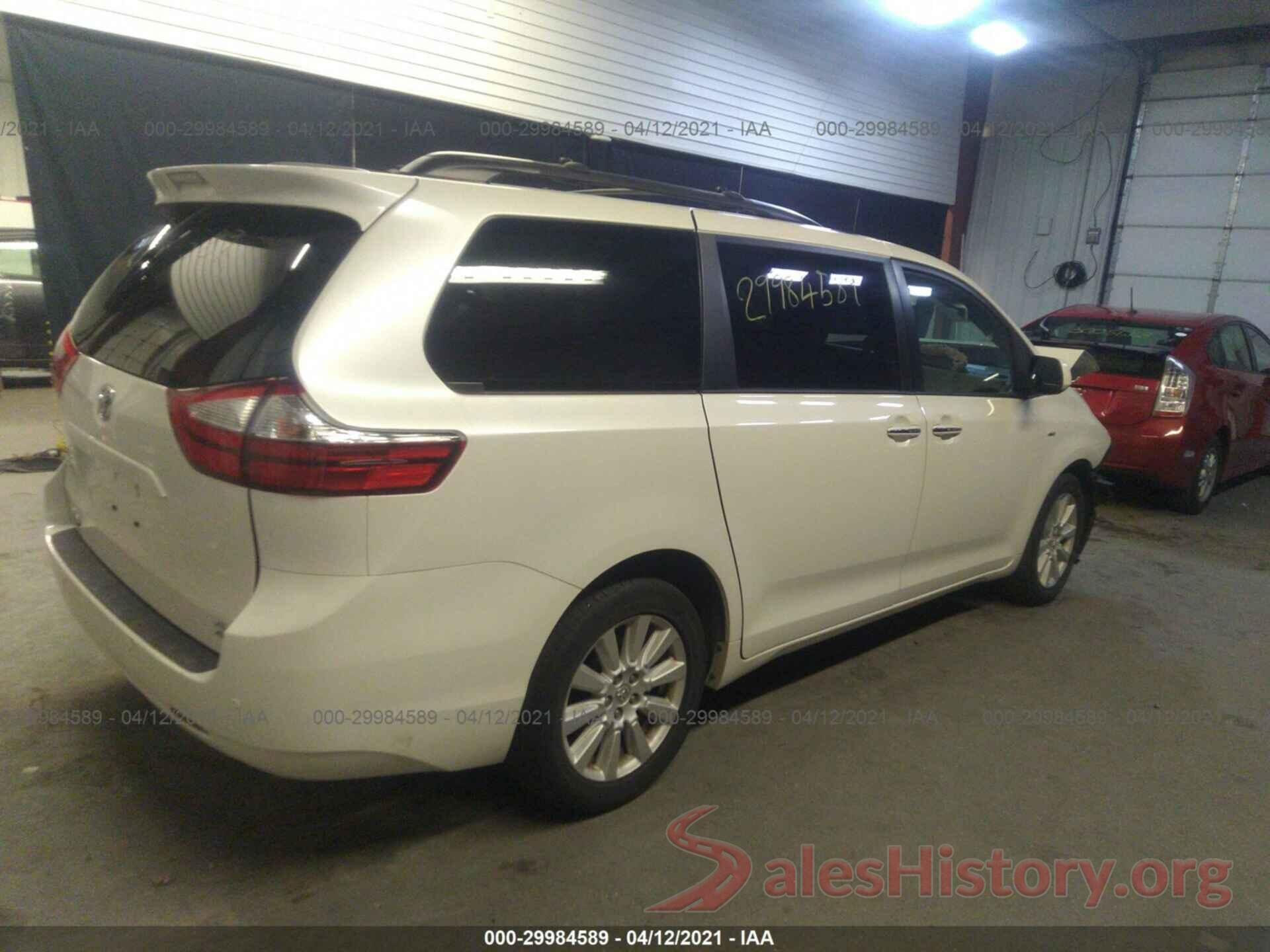 5TDDZ3DC2HS180703 2017 TOYOTA SIENNA