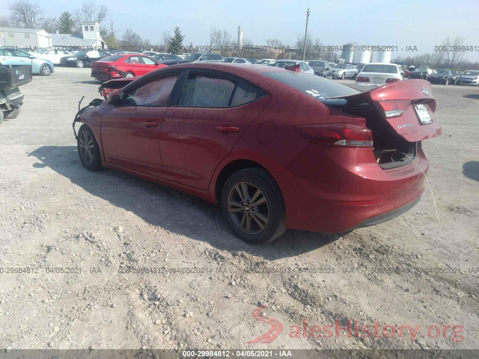 5NPD84LF7HH186491 2017 HYUNDAI ELANTRA