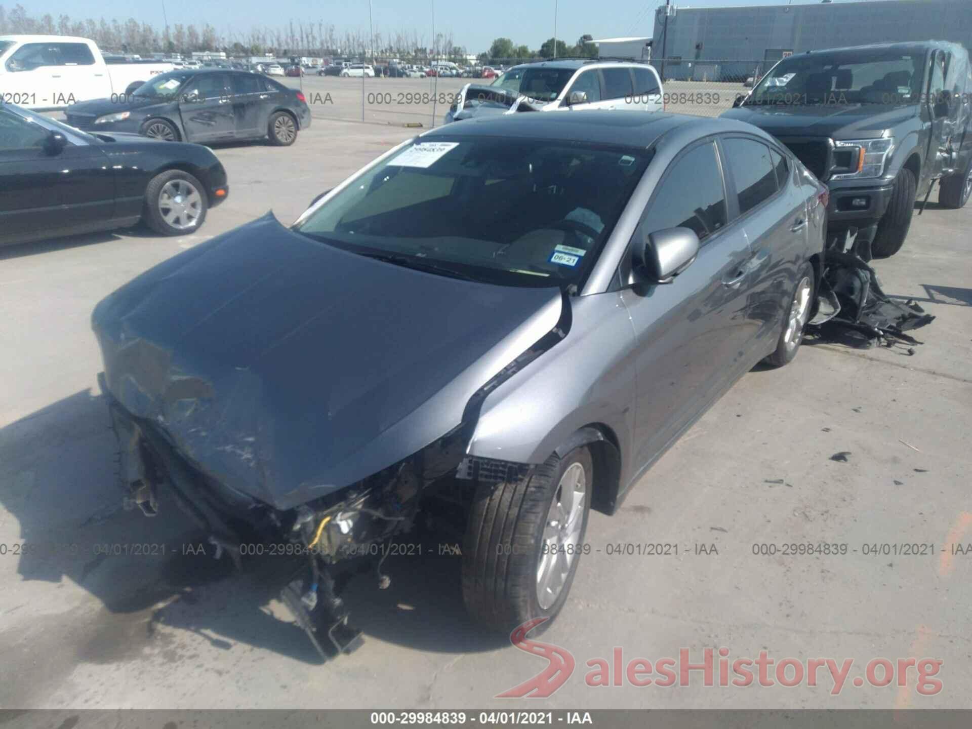 5NPD84LFXKH421733 2019 HYUNDAI ELANTRA