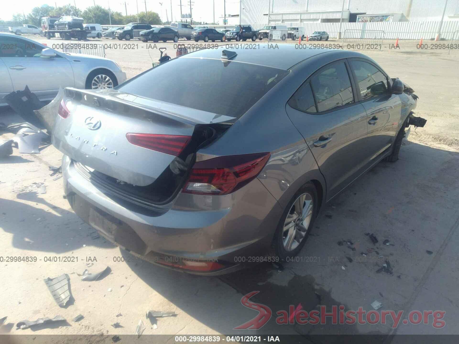 5NPD84LFXKH421733 2019 HYUNDAI ELANTRA