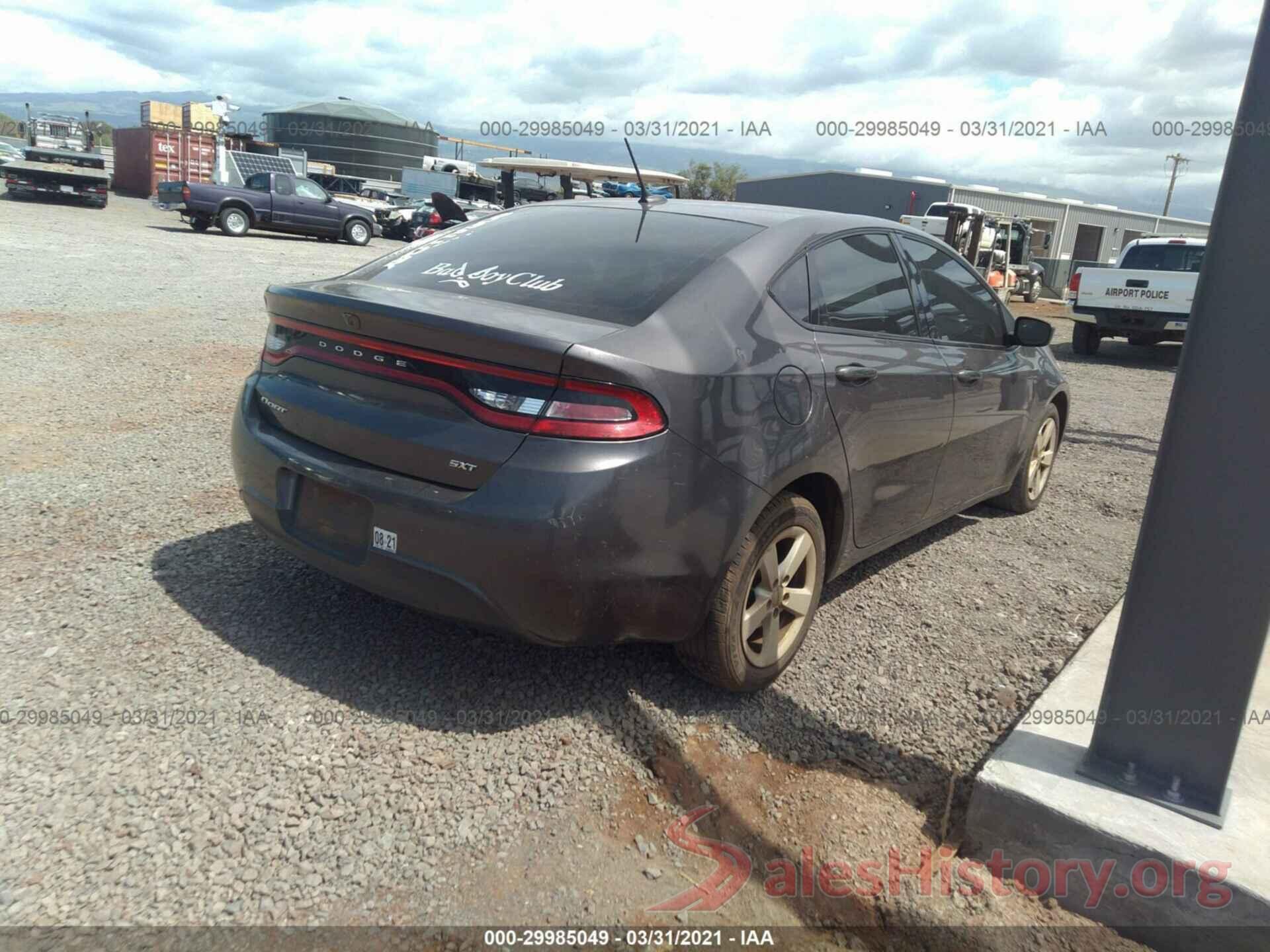 1C3CDFBB3GD680129 2016 DODGE DART