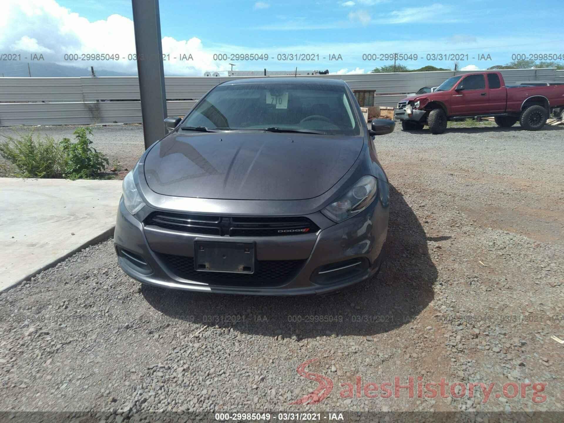 1C3CDFBB3GD680129 2016 DODGE DART