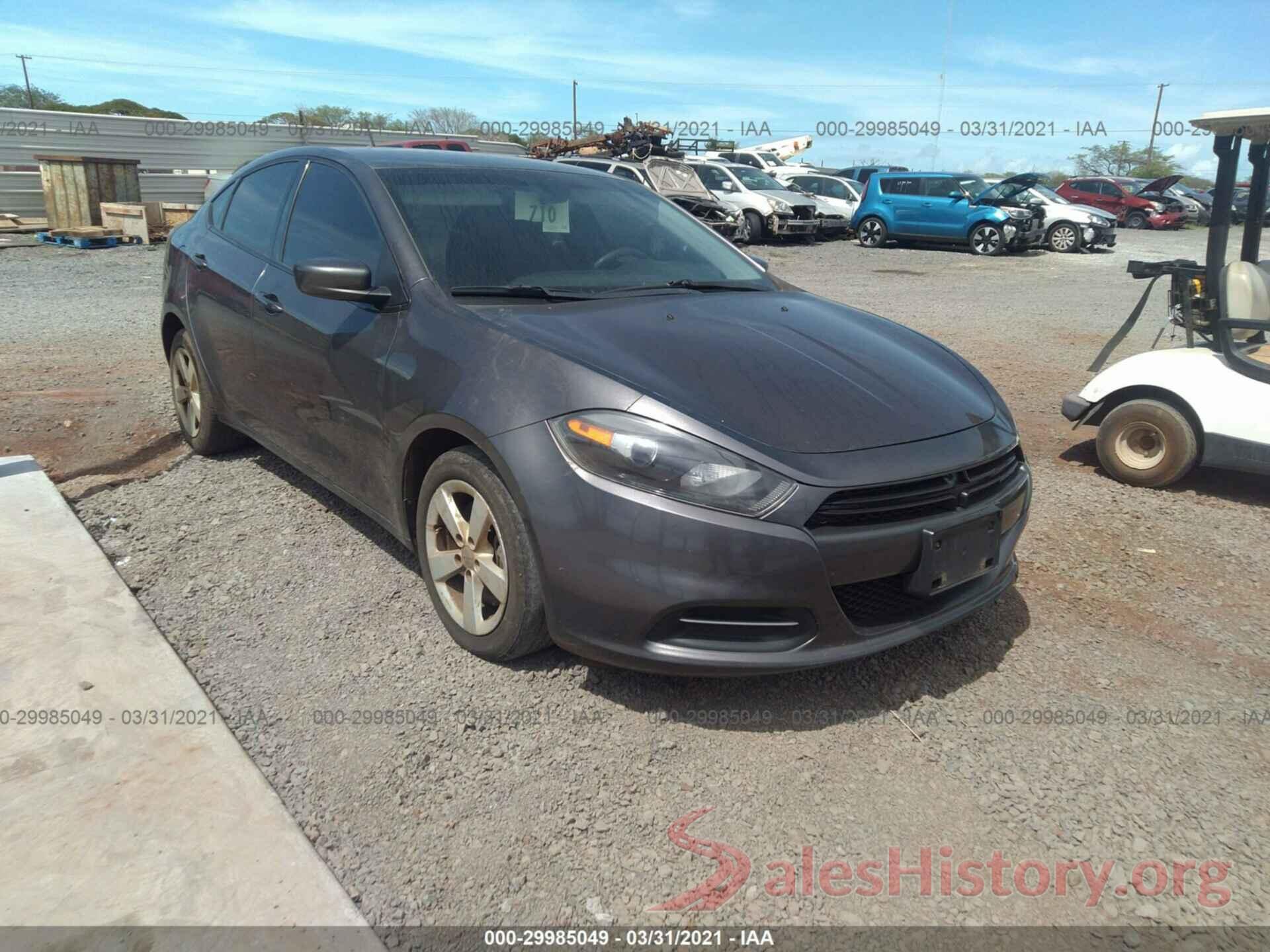 1C3CDFBB3GD680129 2016 DODGE DART