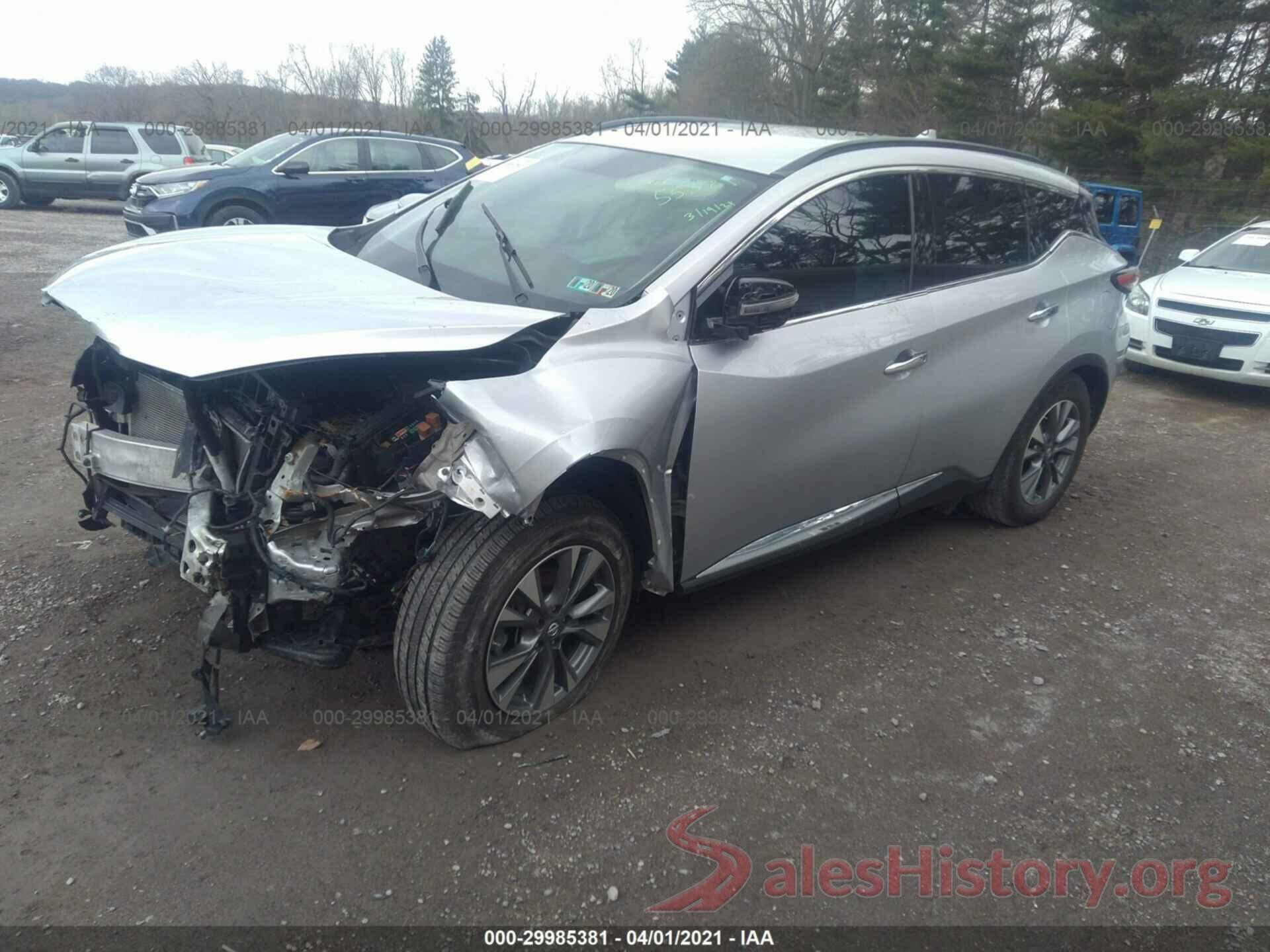 5N1AZ2MH4HN157434 2017 NISSAN MURANO