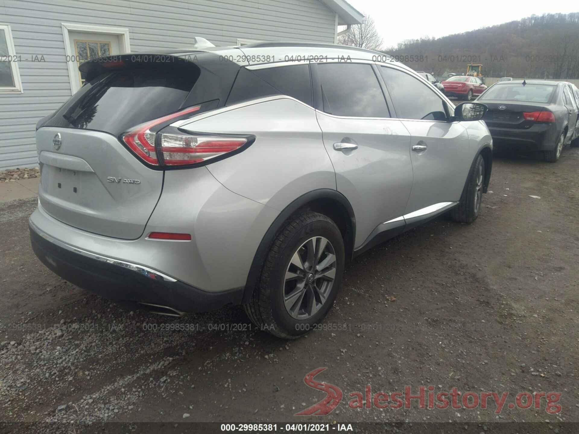 5N1AZ2MH4HN157434 2017 NISSAN MURANO