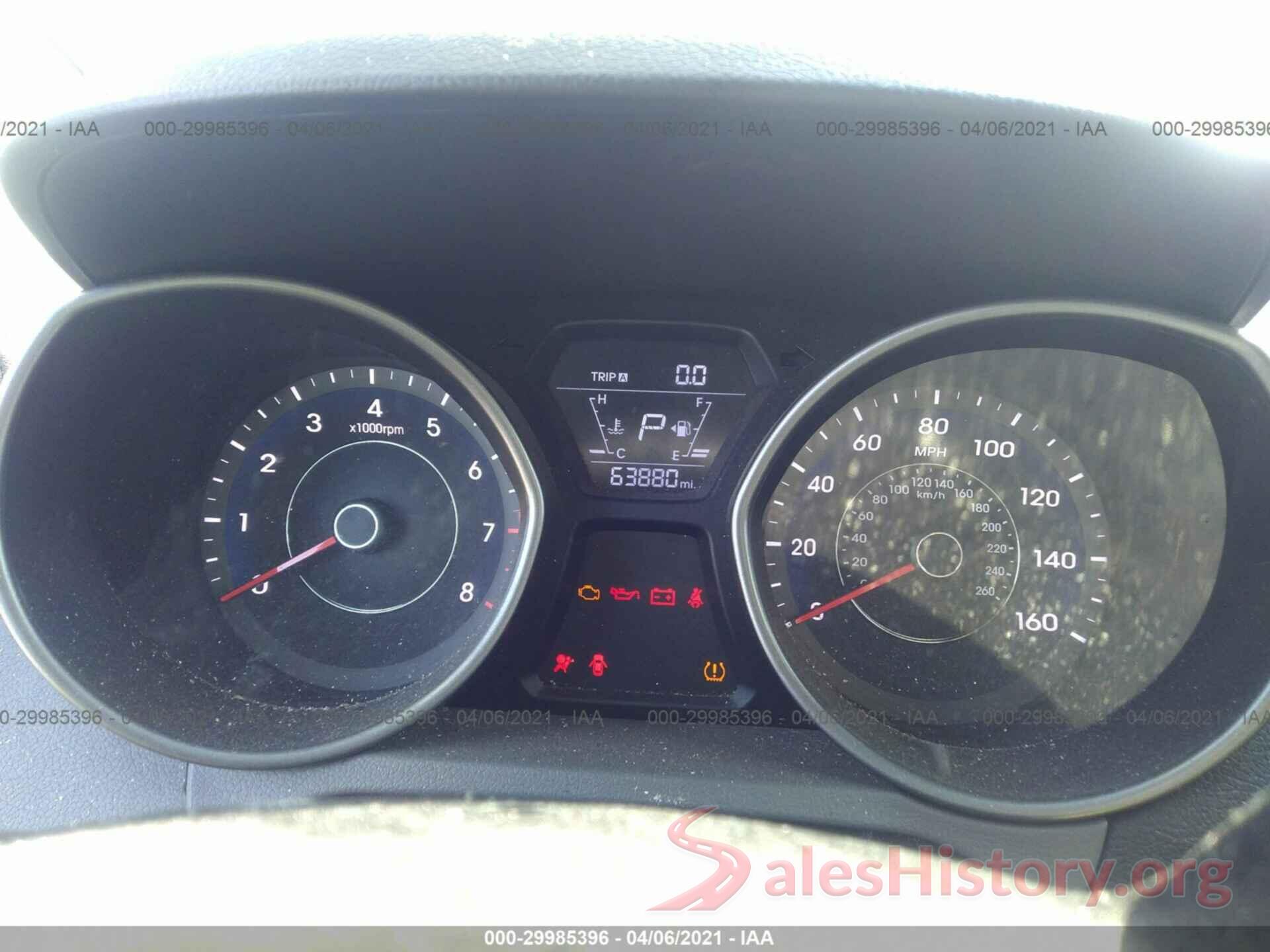 5NPDH4AEXGH743287 2016 HYUNDAI ELANTRA