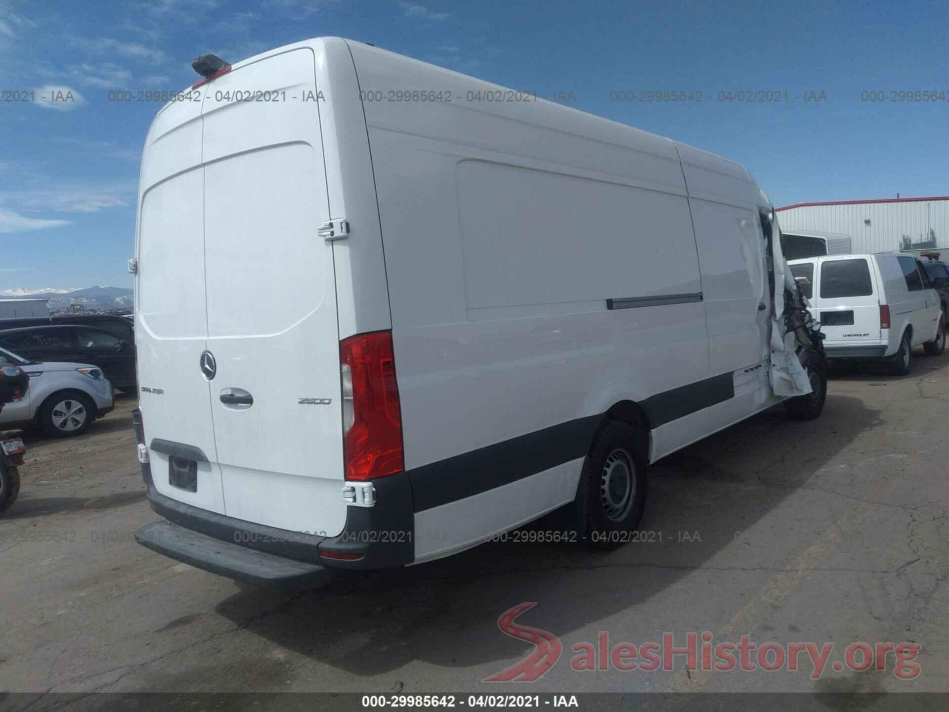 W1W4EDHY8LT022002 2020 MERCEDES-BENZ SPRINTER CARGO VAN