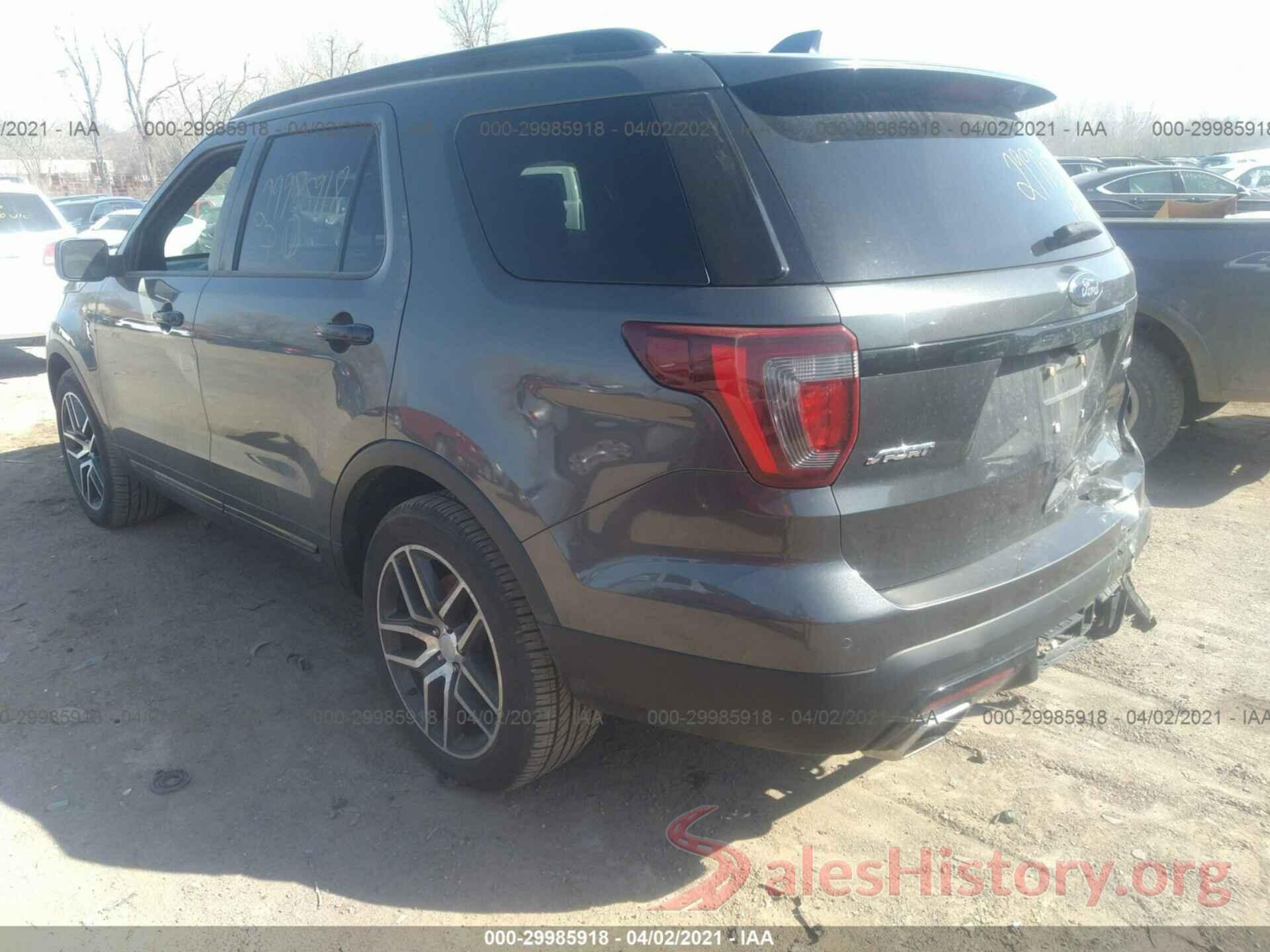 1FM5K8GT9HGE02595 2017 FORD EXPLORER