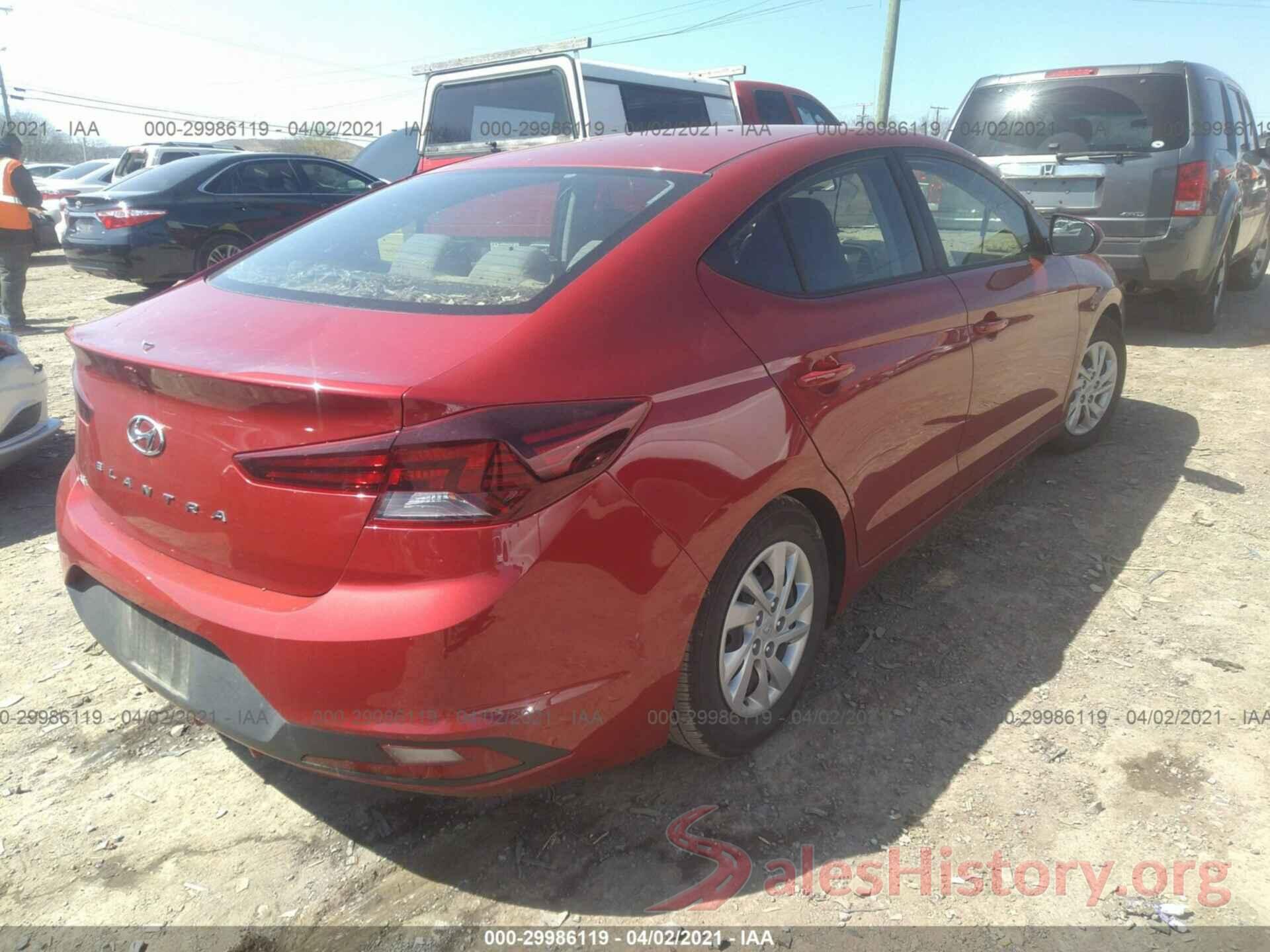 5NPD74LF9KH490304 2019 HYUNDAI ELANTRA