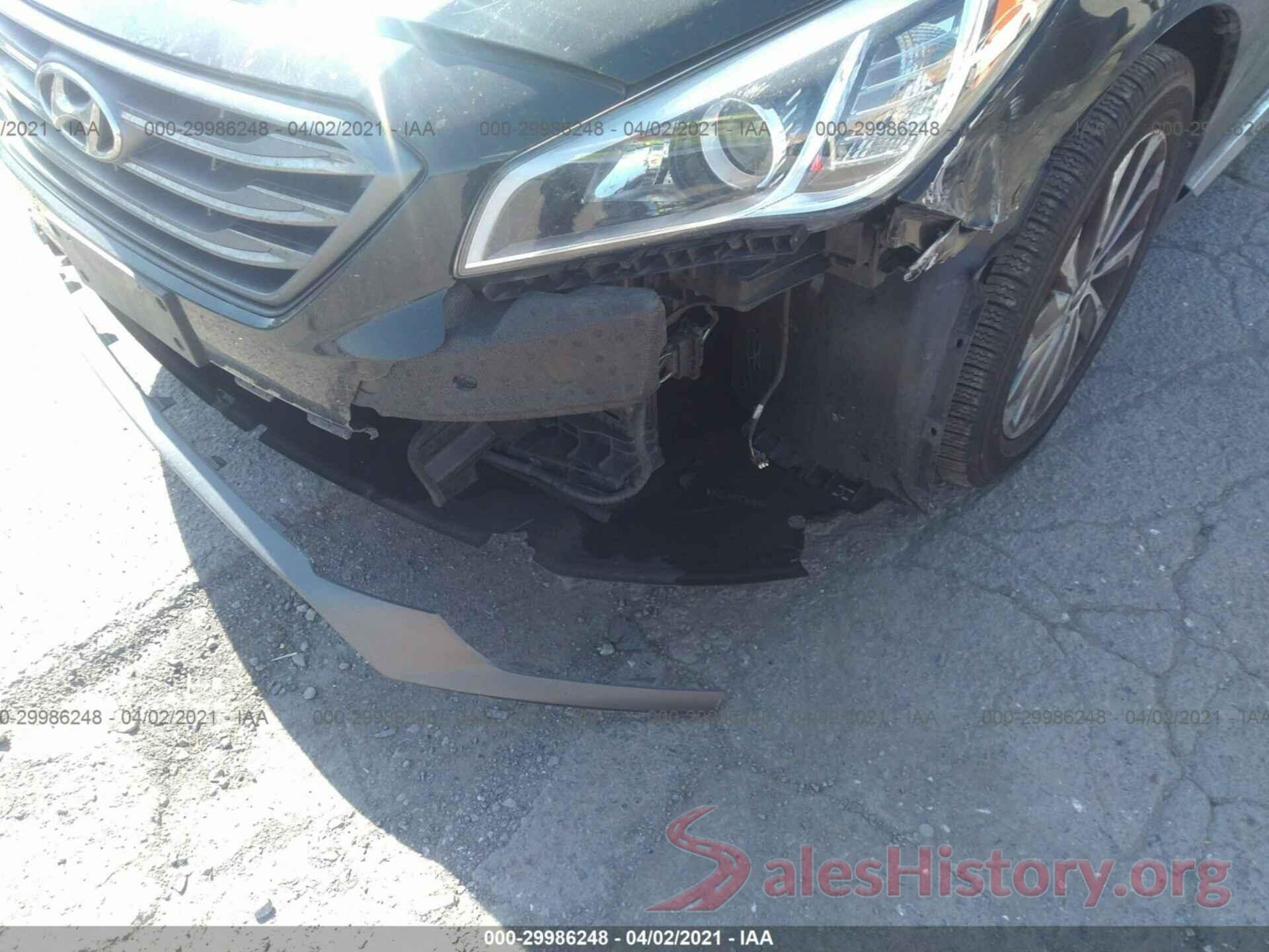 5NPE34AF8HH496431 2017 HYUNDAI SONATA