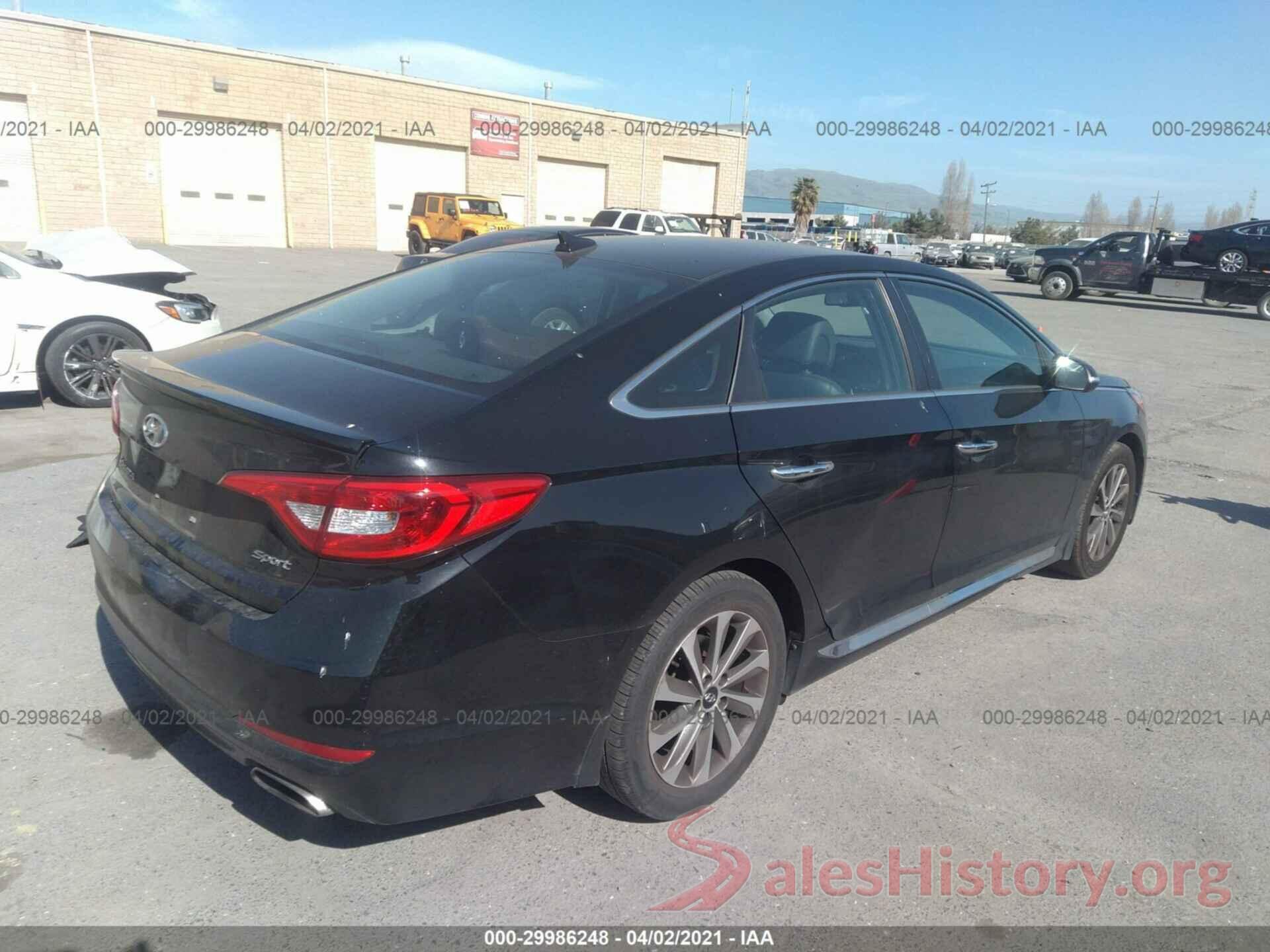 5NPE34AF8HH496431 2017 HYUNDAI SONATA