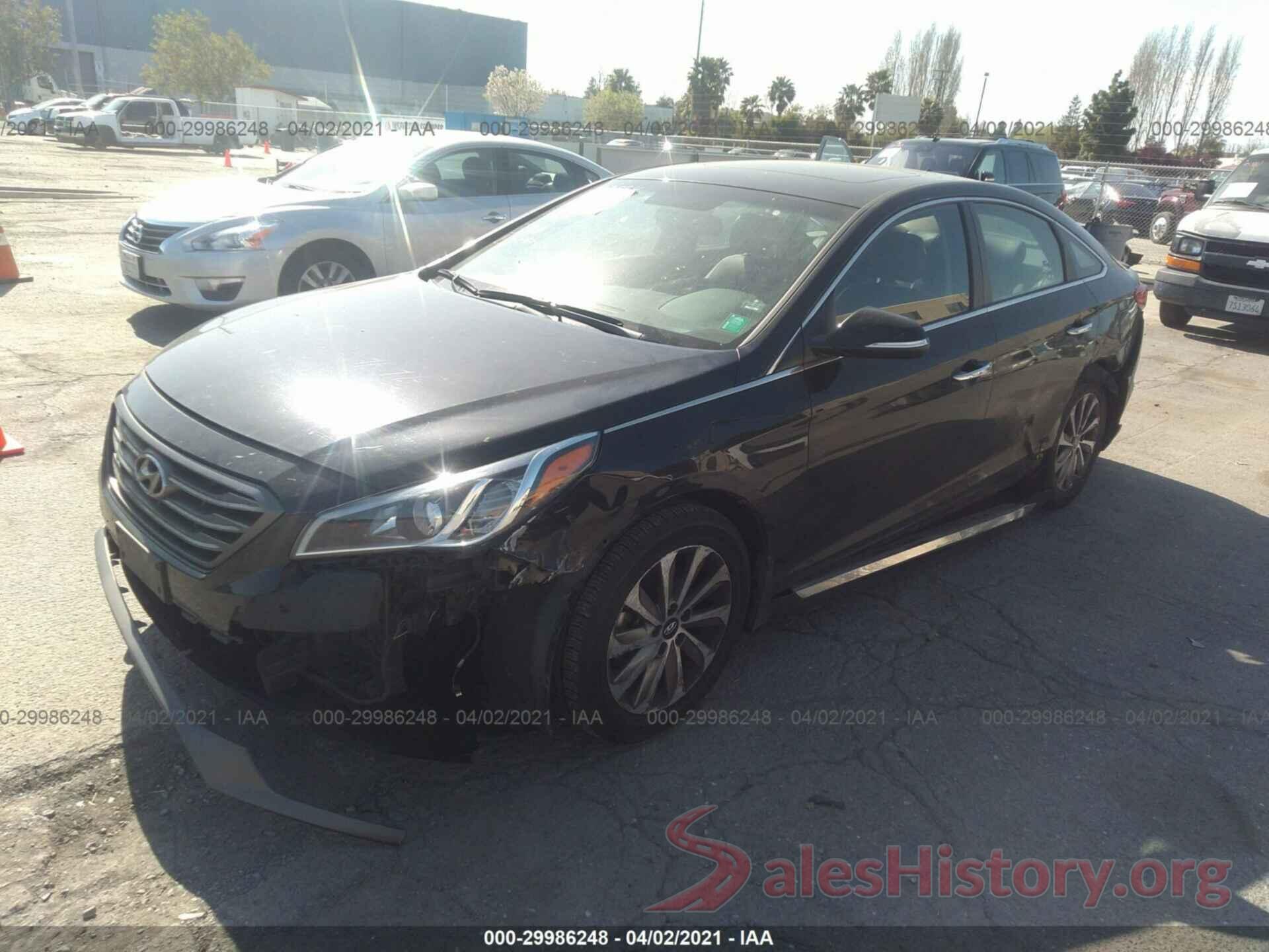 5NPE34AF8HH496431 2017 HYUNDAI SONATA