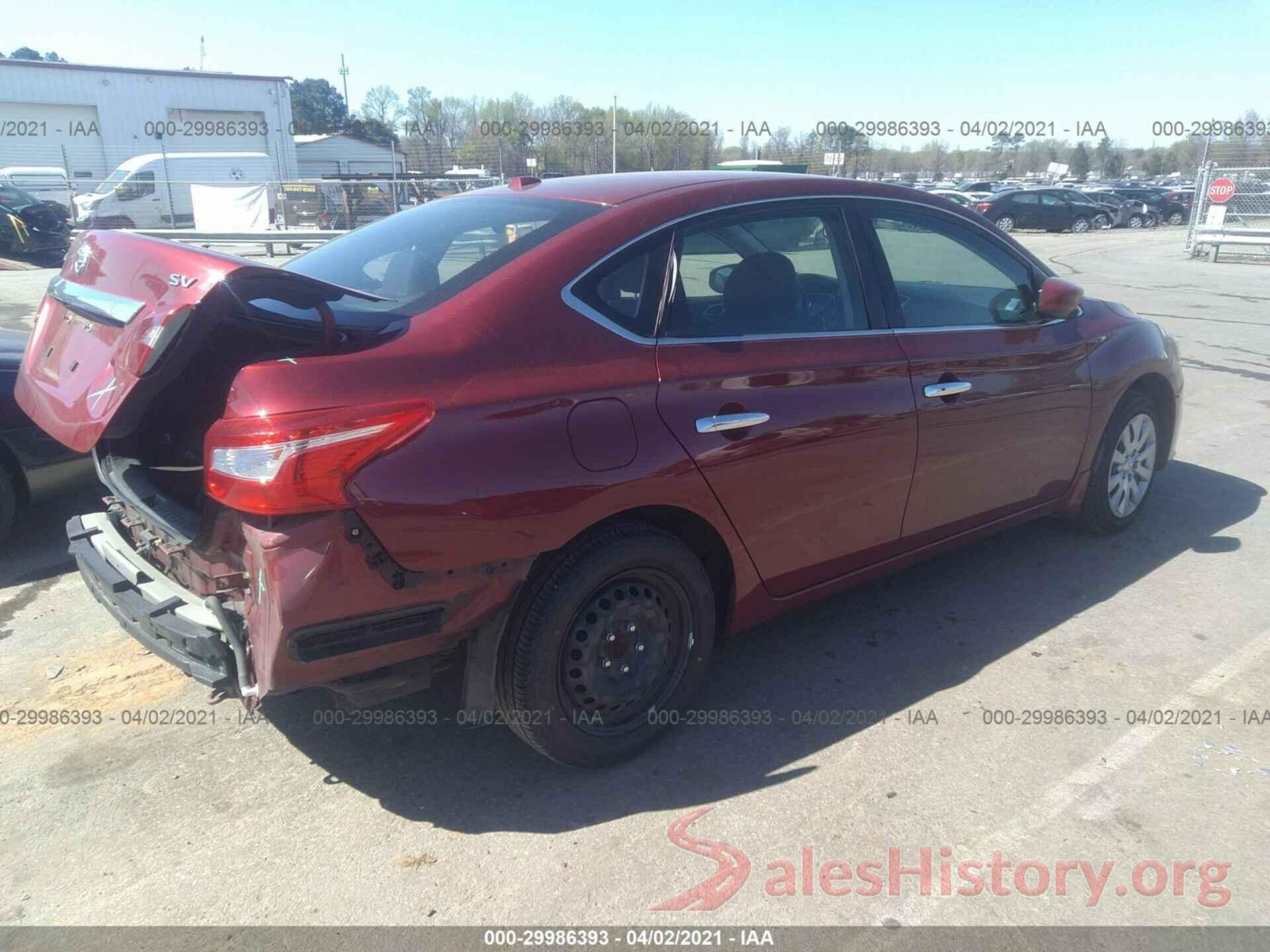 3N1AB7AP1GL661586 2016 NISSAN SENTRA