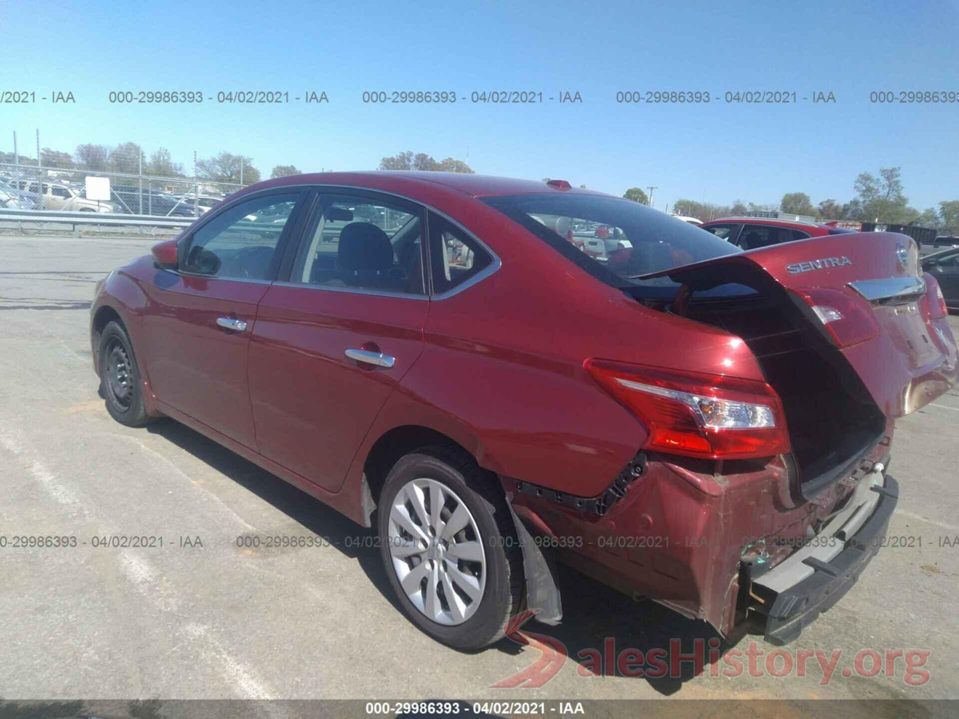 3N1AB7AP1GL661586 2016 NISSAN SENTRA