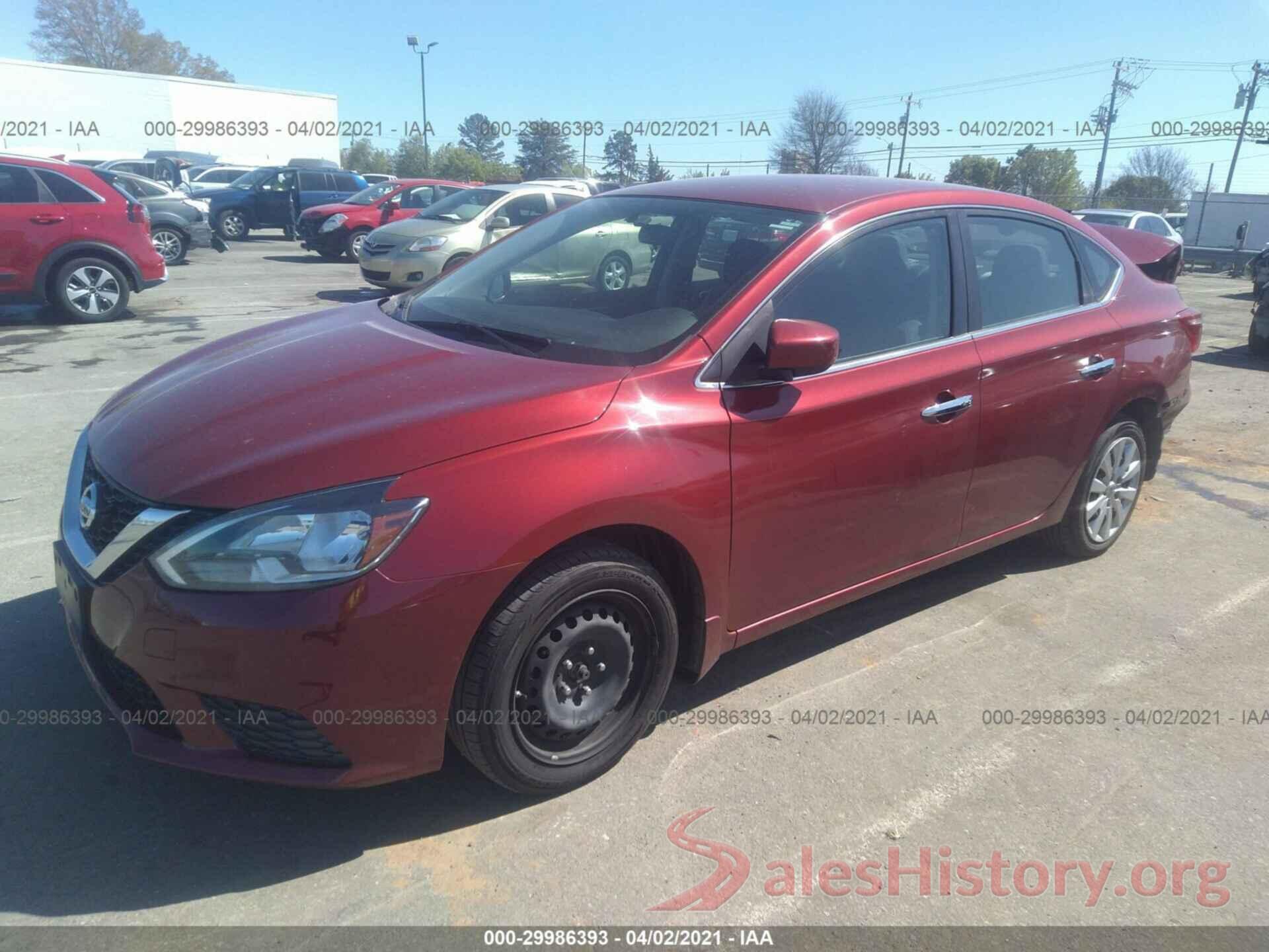 3N1AB7AP1GL661586 2016 NISSAN SENTRA