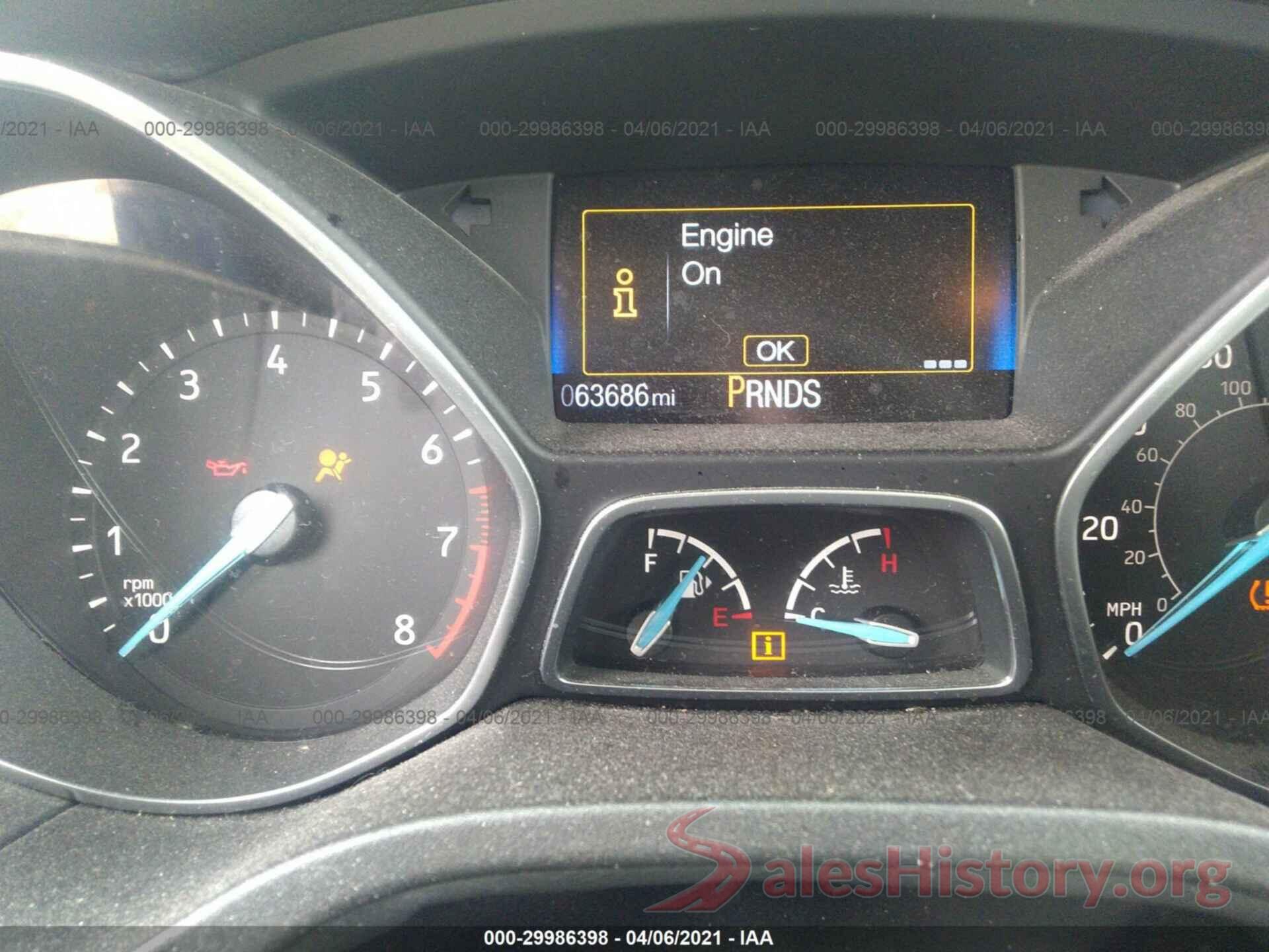 1FADP3F25GL225696 2016 FORD FOCUS